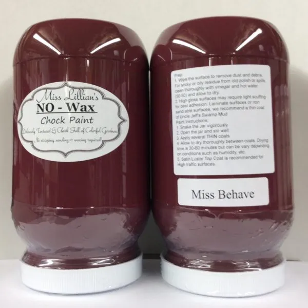 Miss Lillian's NO WAX Chock Paint - 16oz