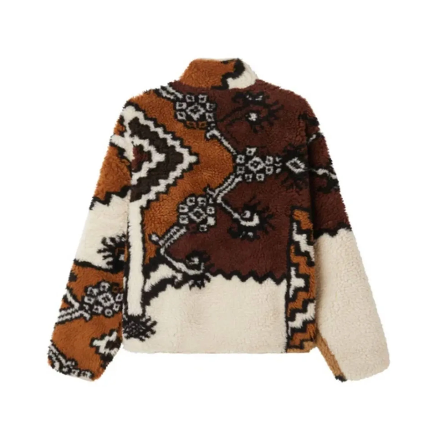 Moroccan Rug Sherpa Jacket