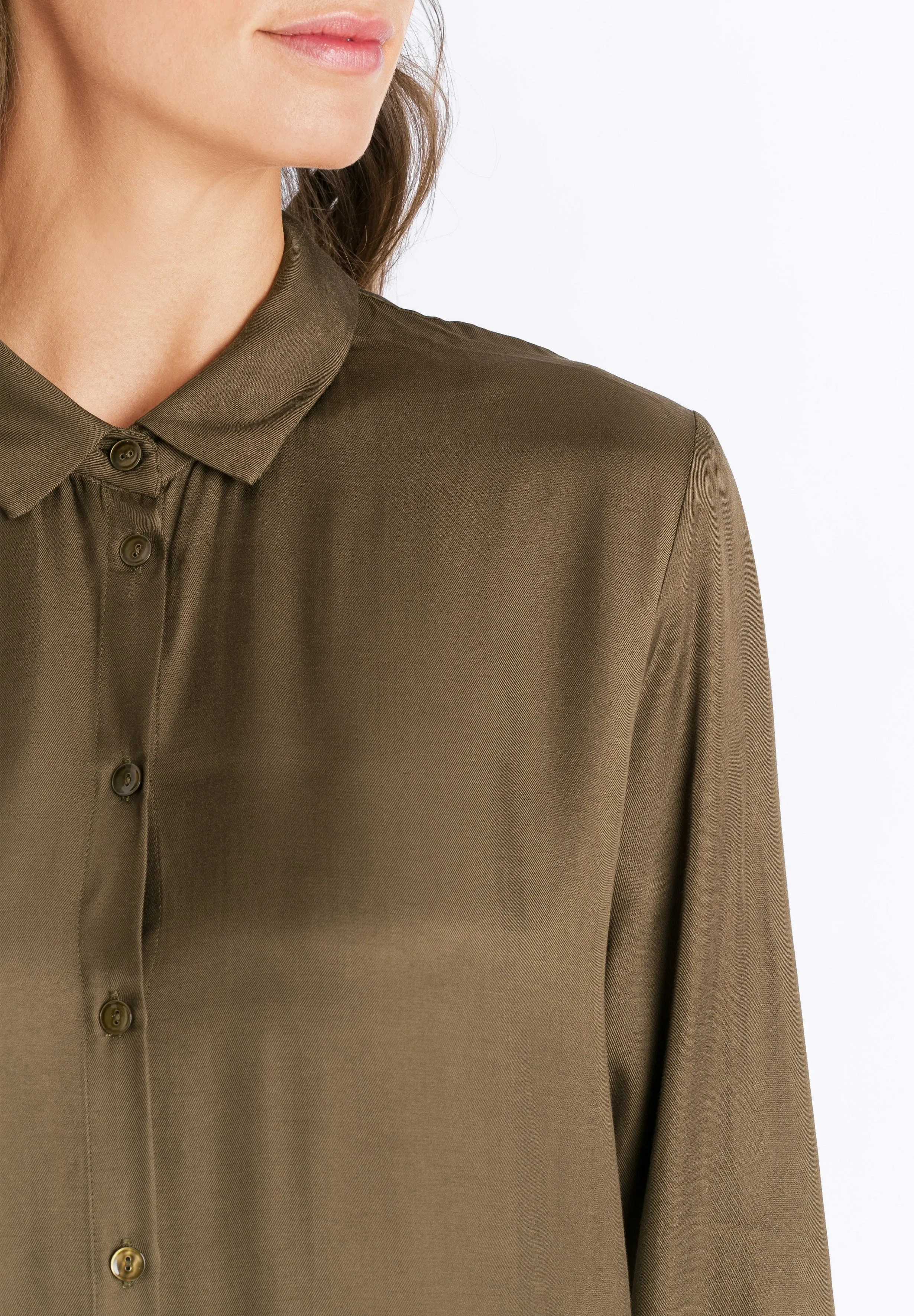 Nori Long Sleeve Nightgown | Strong Olive 76643-1717