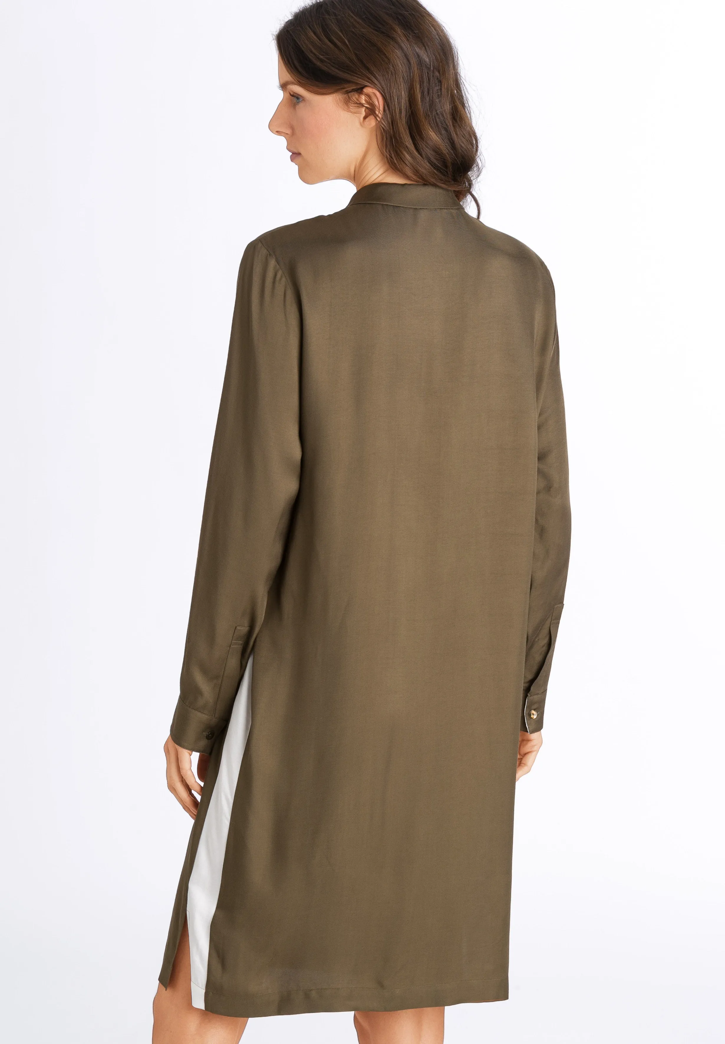 Nori Long Sleeve Nightgown | Strong Olive 76643-1717