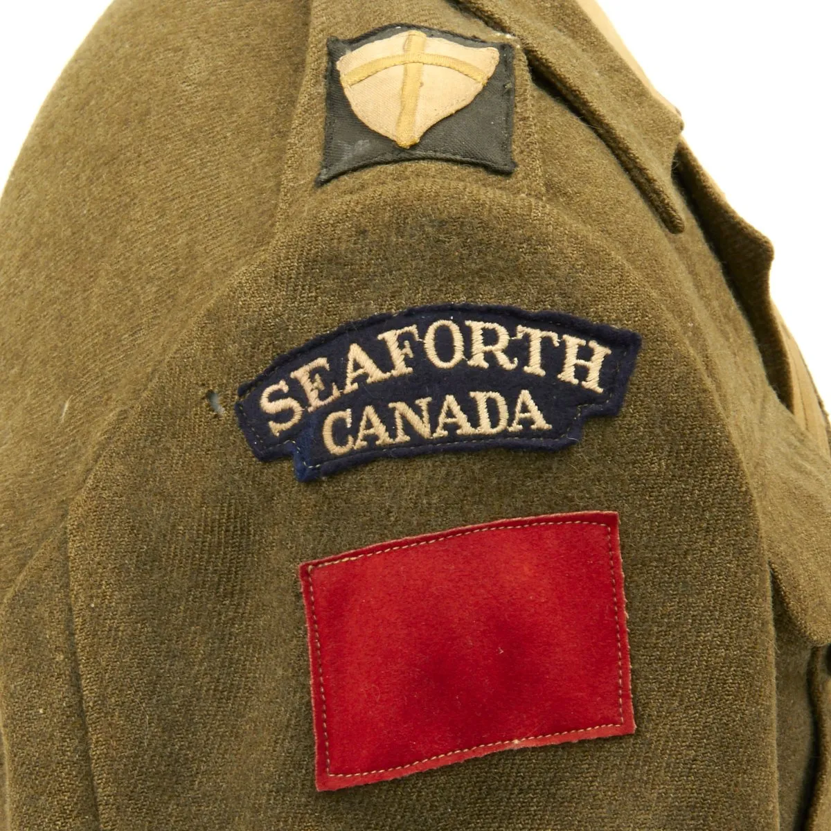 Original Canadian WWII Seaforth Highlanders Battle Dress Tunic