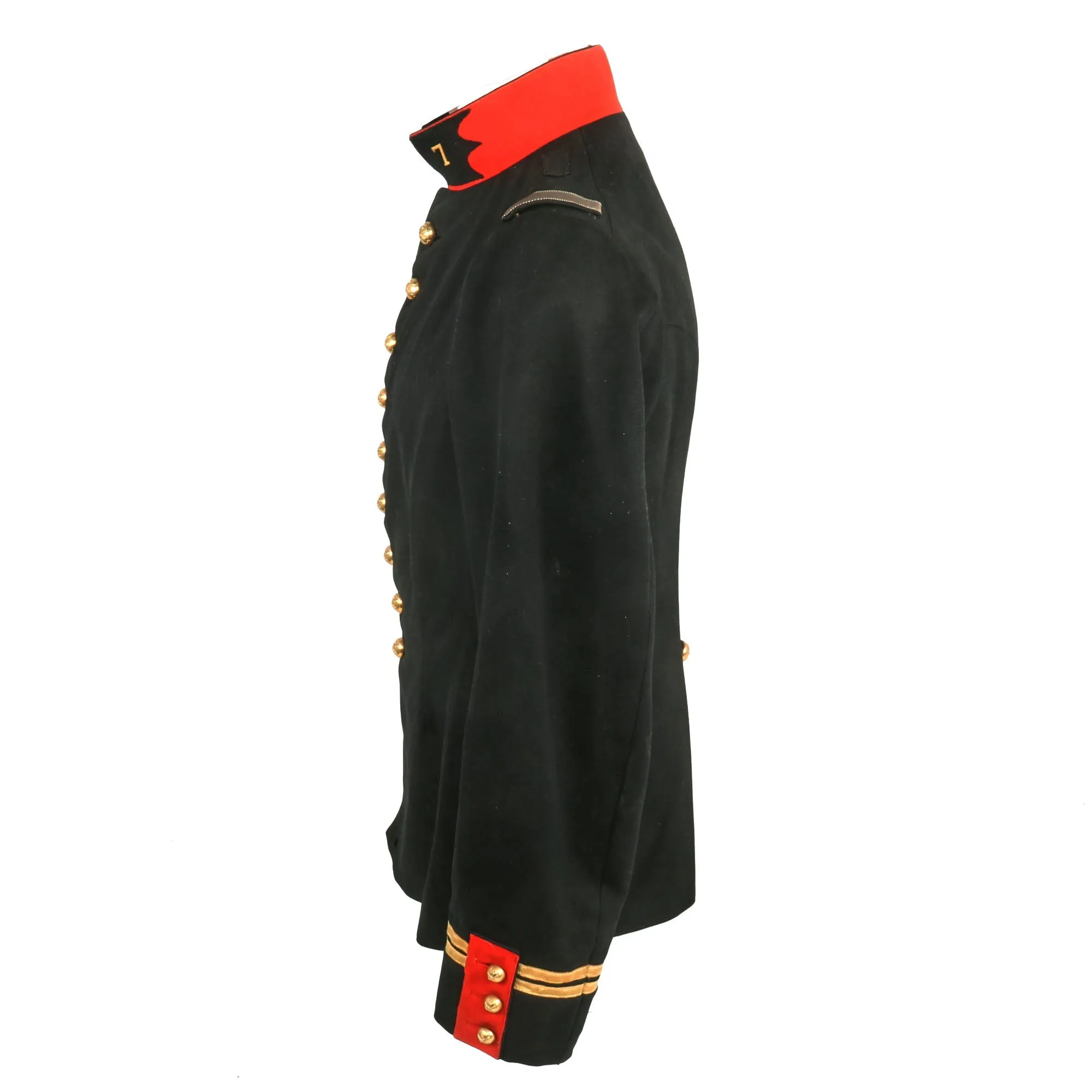 Original French WWI 37th Regiment Artillery Officers Pre-1914 Tunic With Trousers and Leather Leg Wraps