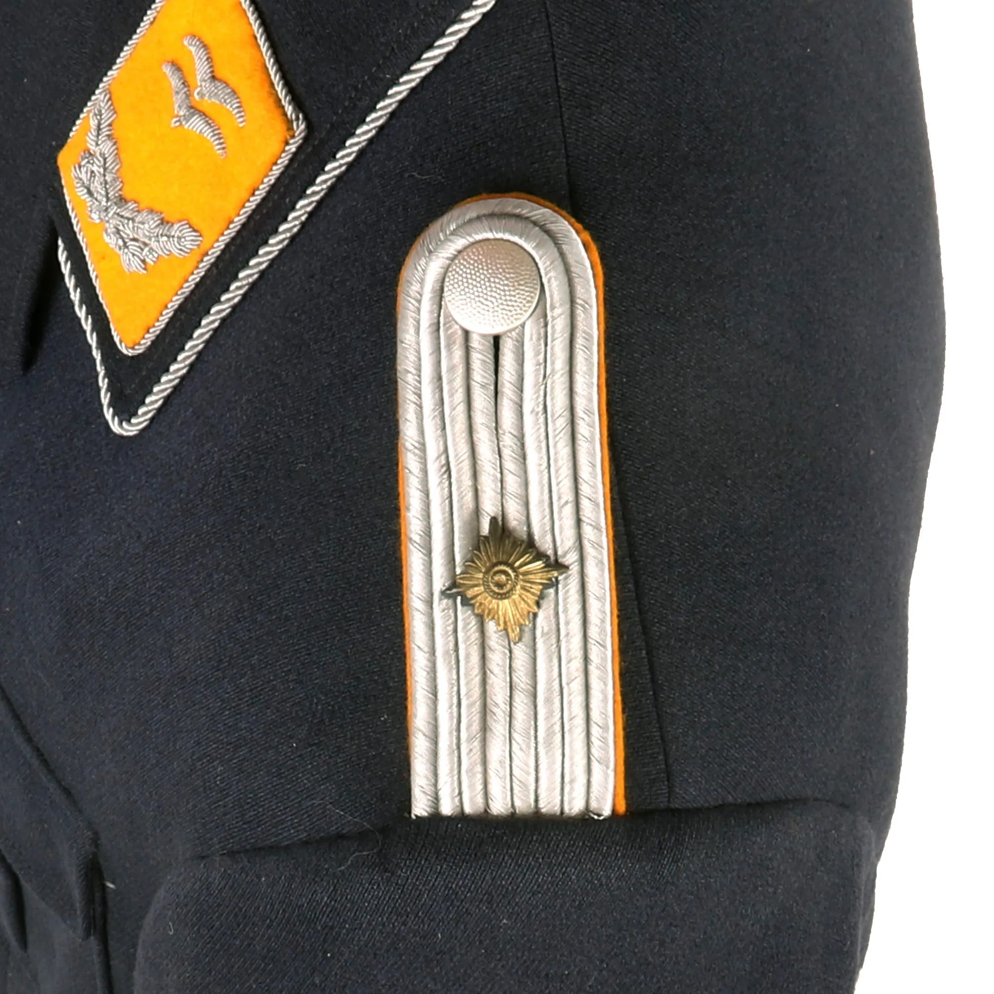 Original German Early WWII Luftwaffe Oberleutnant Officers Fliegerbluse Uniform Tunic with Trousers - Embroidered "Droop-Tail" Eagle