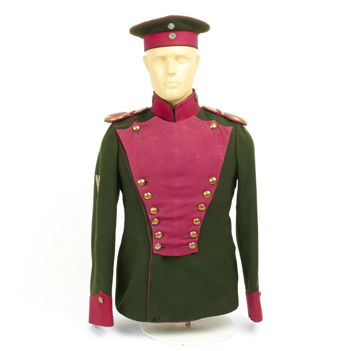 Original German WWI 1st Bavarian Uhlan Regiment Uniform Set - Tunic and Cap