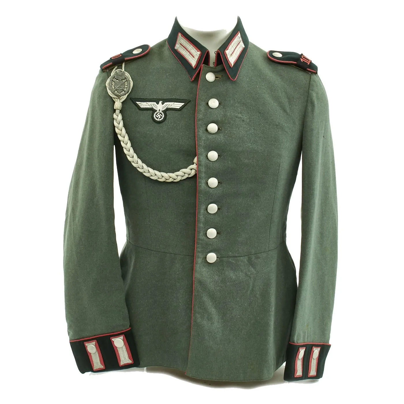 Original German WWII 100th Panzer Battalion M35 Dress Tunic