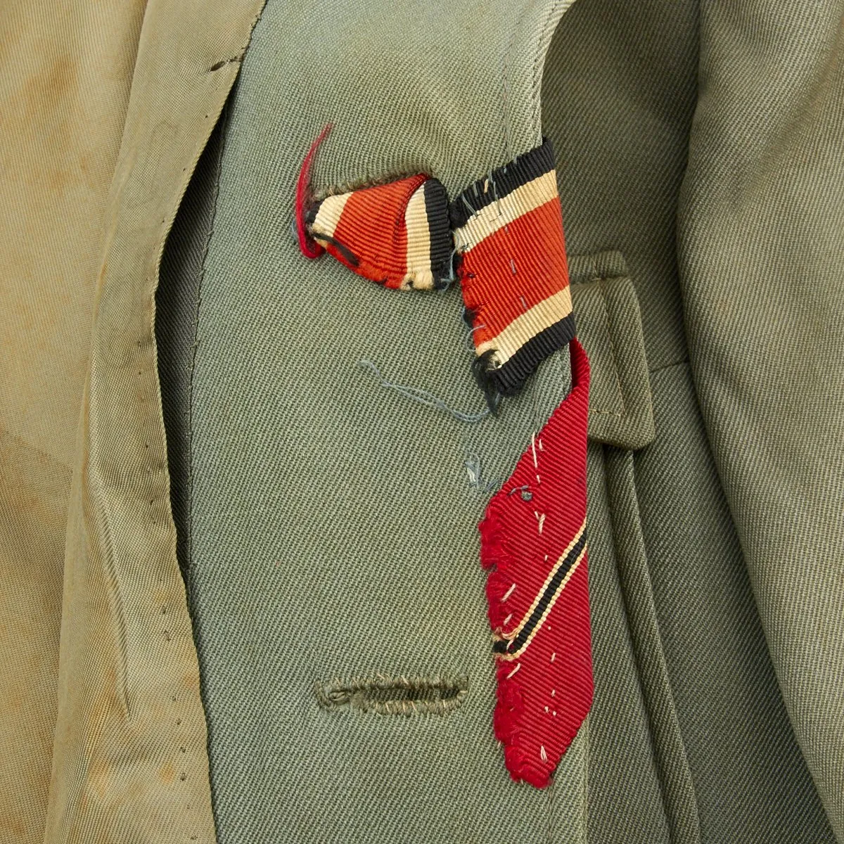 Original German WWII Army Colonel Tailored Uniform - Tunic, Belt, Visor Cap by Erel