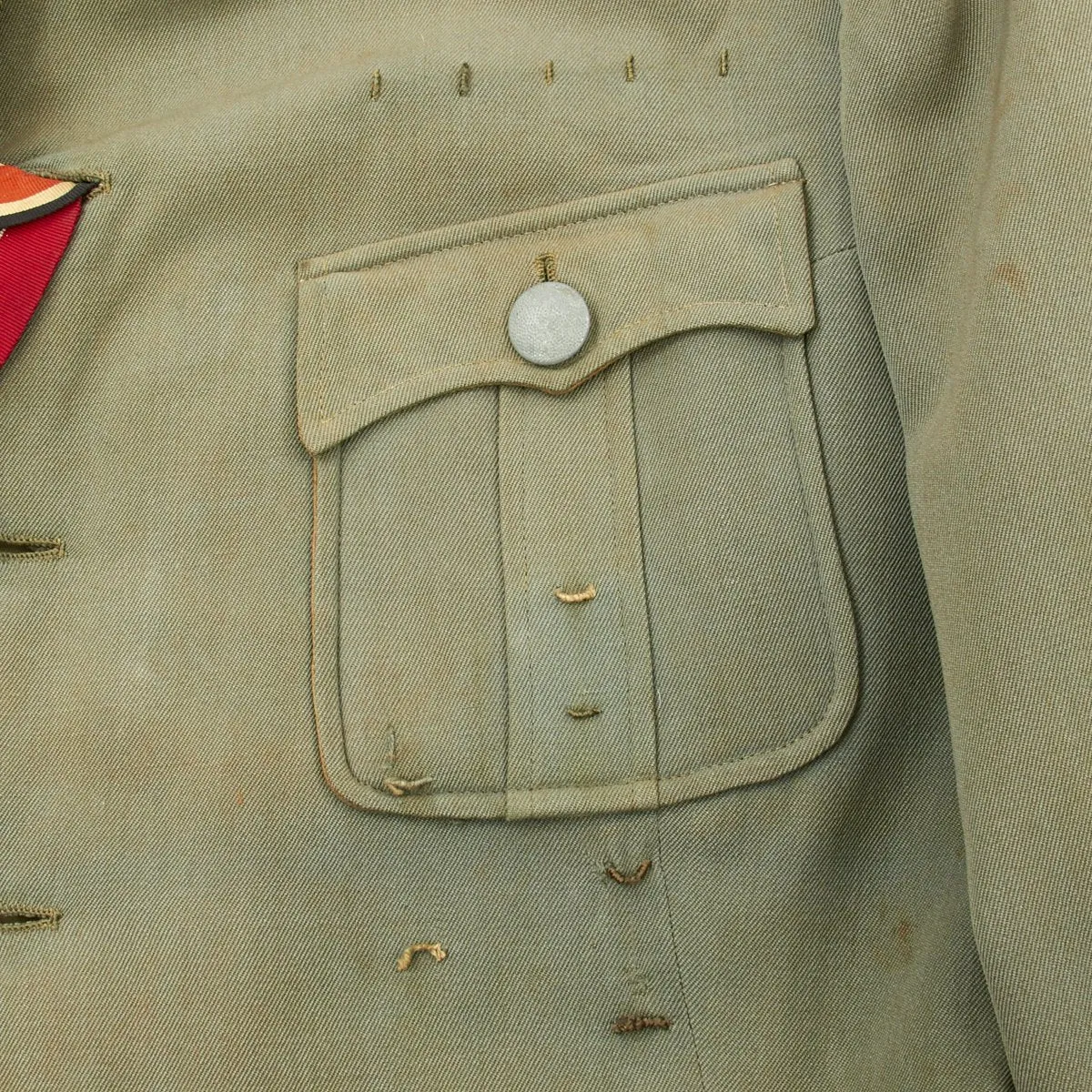 Original German WWII Army Colonel Tailored Uniform - Tunic, Belt, Visor Cap by Erel