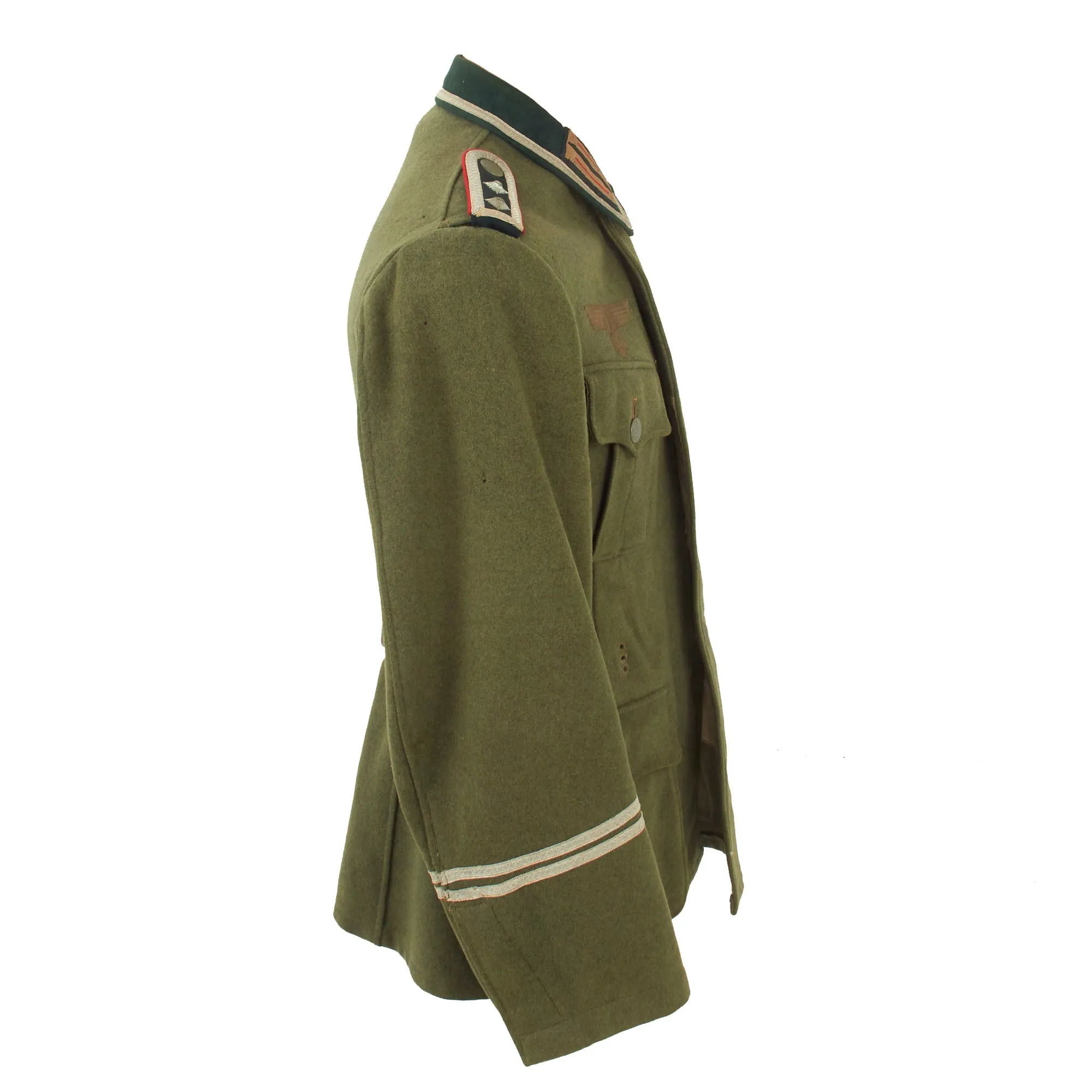 Original German WWII Belgian Made Heer Army Artillery Hauptfeldwebel NCO M36 Field Tunic - dated 1940