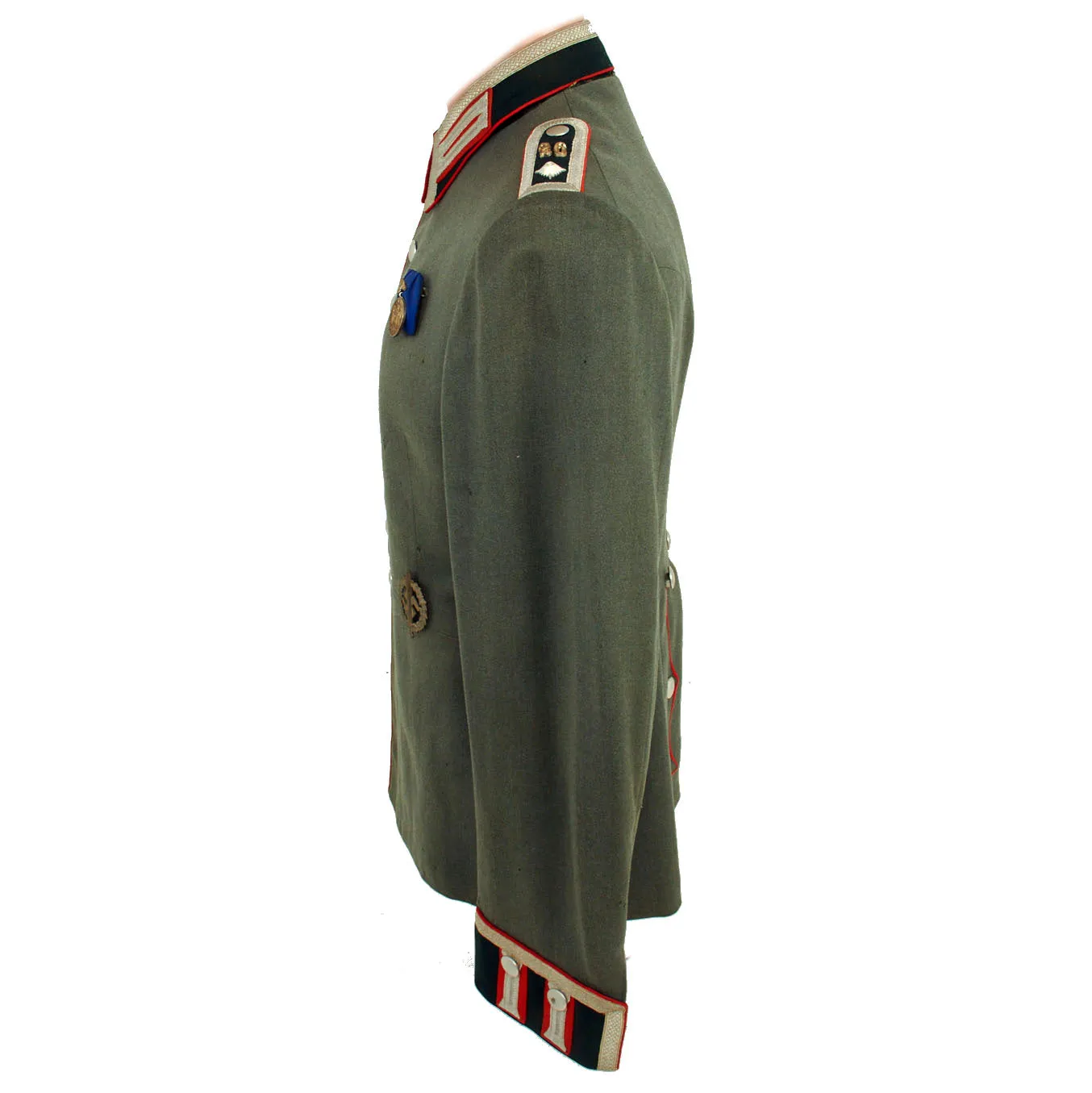 Original German WWII Heer 26th Artillery Regiment Ordnance Technician NCO M35 Waffenrock Dress Tunic - With Long Service Award and SA Sports Badge