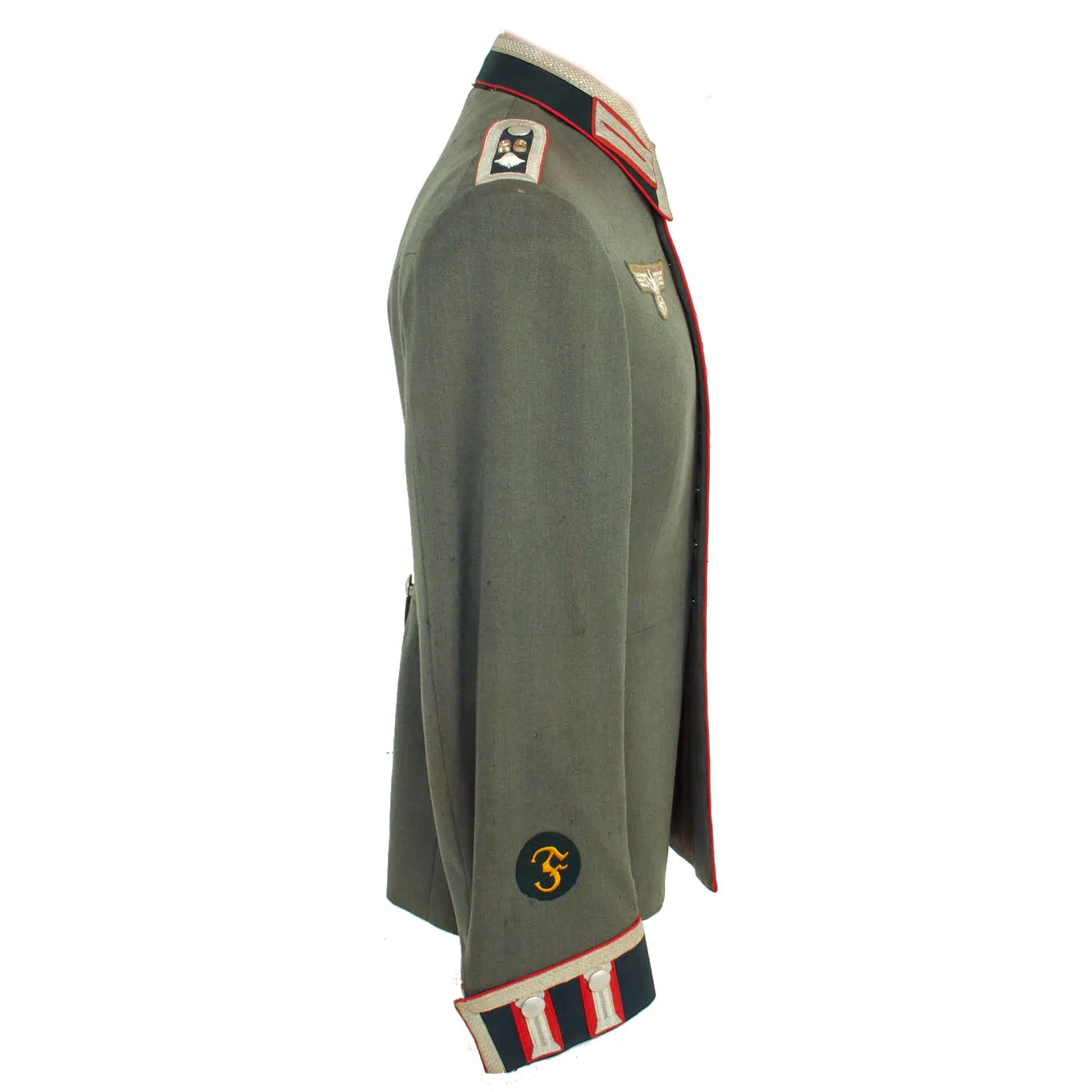 Original German WWII Heer 26th Artillery Regiment Ordnance Technician NCO M35 Waffenrock Dress Tunic - With Long Service Award and SA Sports Badge