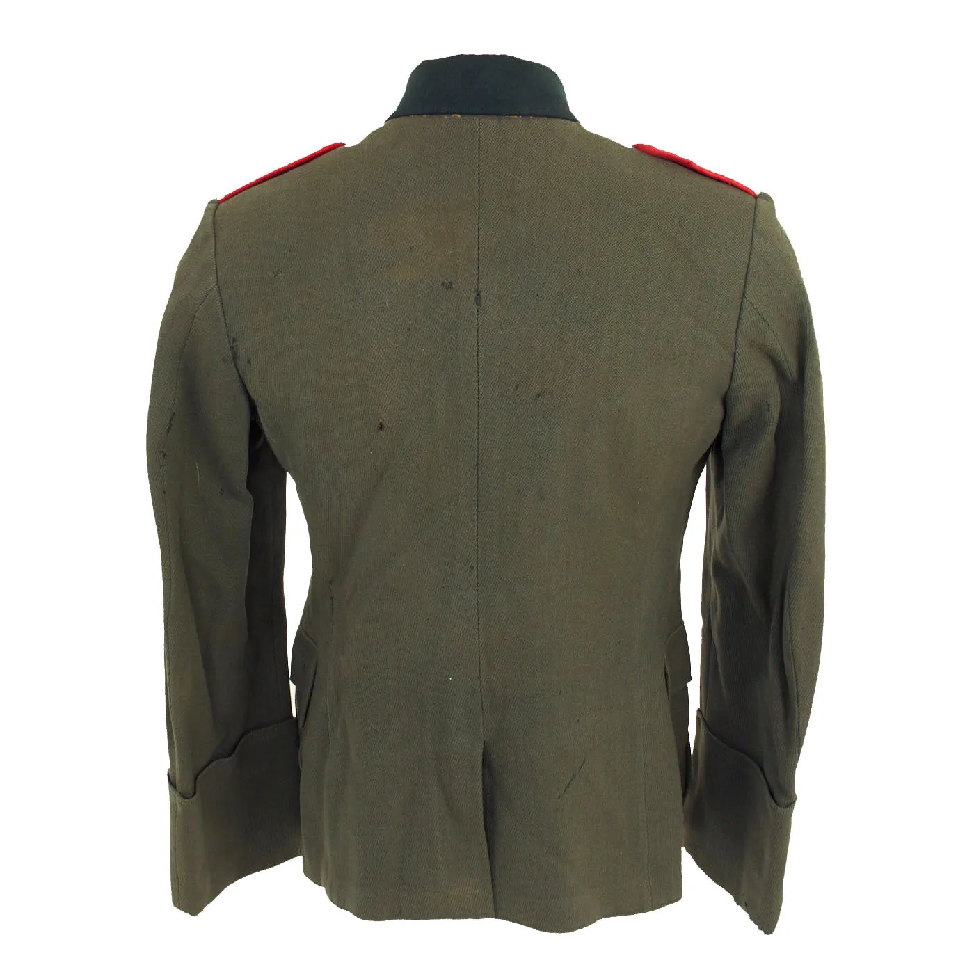 Original German WWII Heer Artillery Leutnant Officer's M36 Field Tunic with Medal Bar - Untouched Since WWII