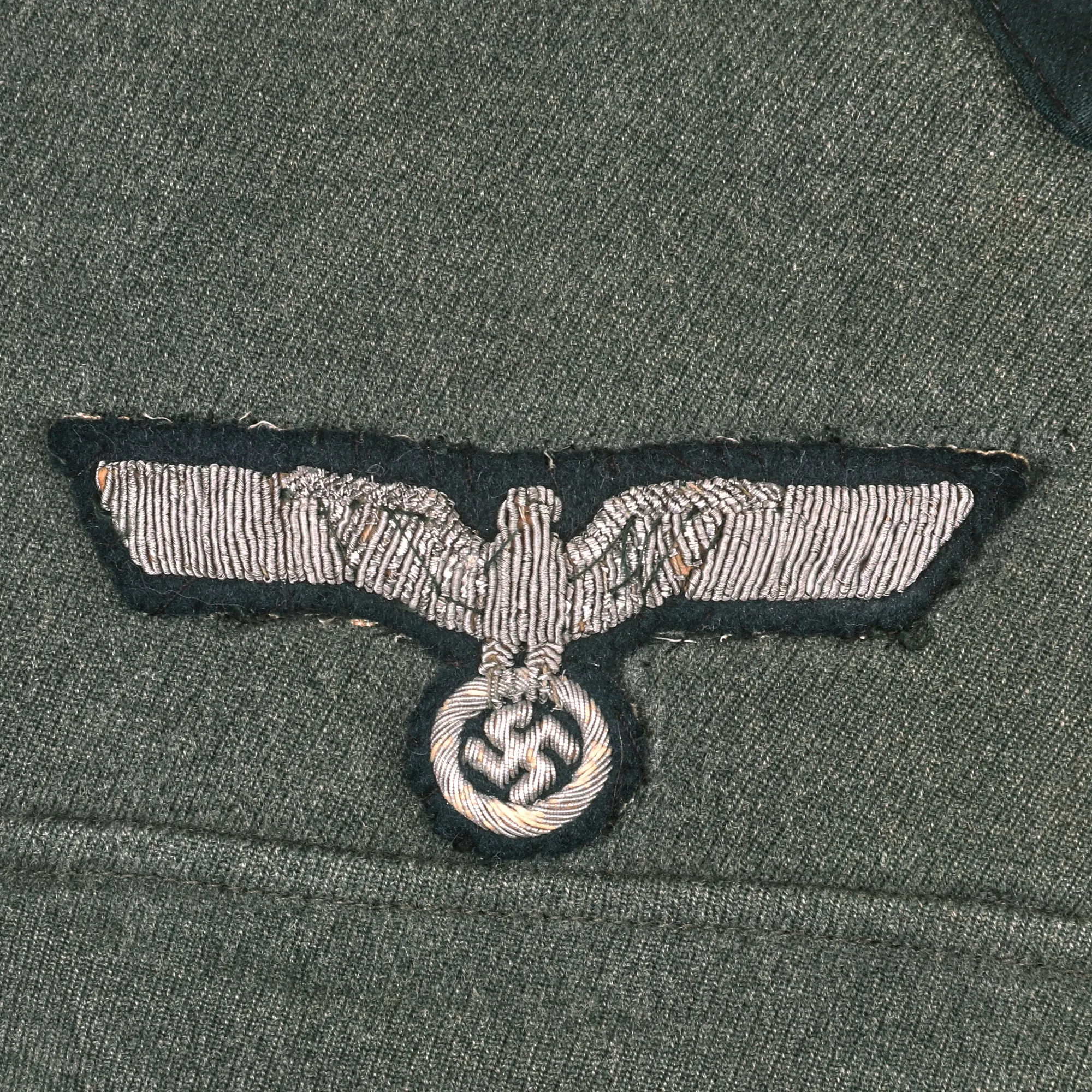 Original German WWII Heer Infantry Oberleutnant's M36 Field Uniform Tunic with IAB, Wound Badge, PAB & Ribbon Bar