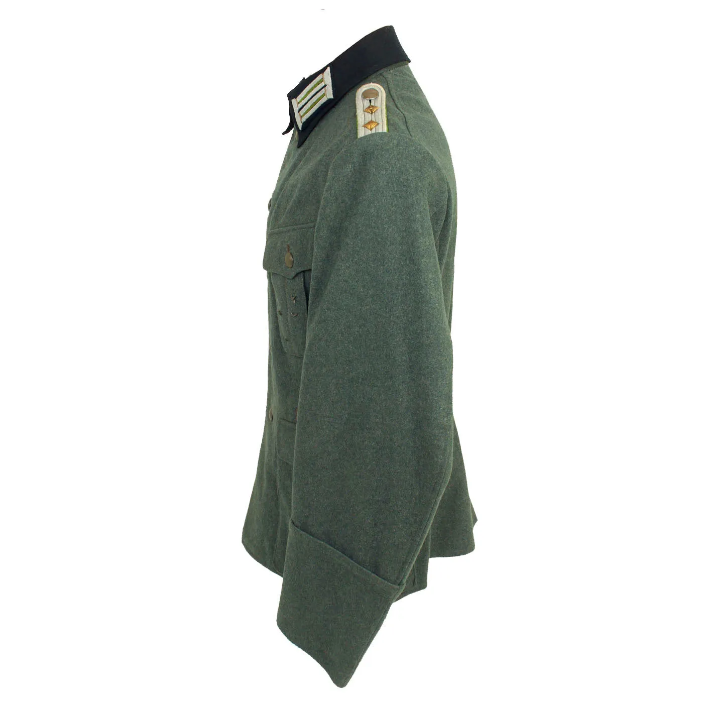 Original German WWII Heer Panzergrenadier Hauptmann Officer's M36 Field Tunic by Schmidt & Zoltsch, Munich