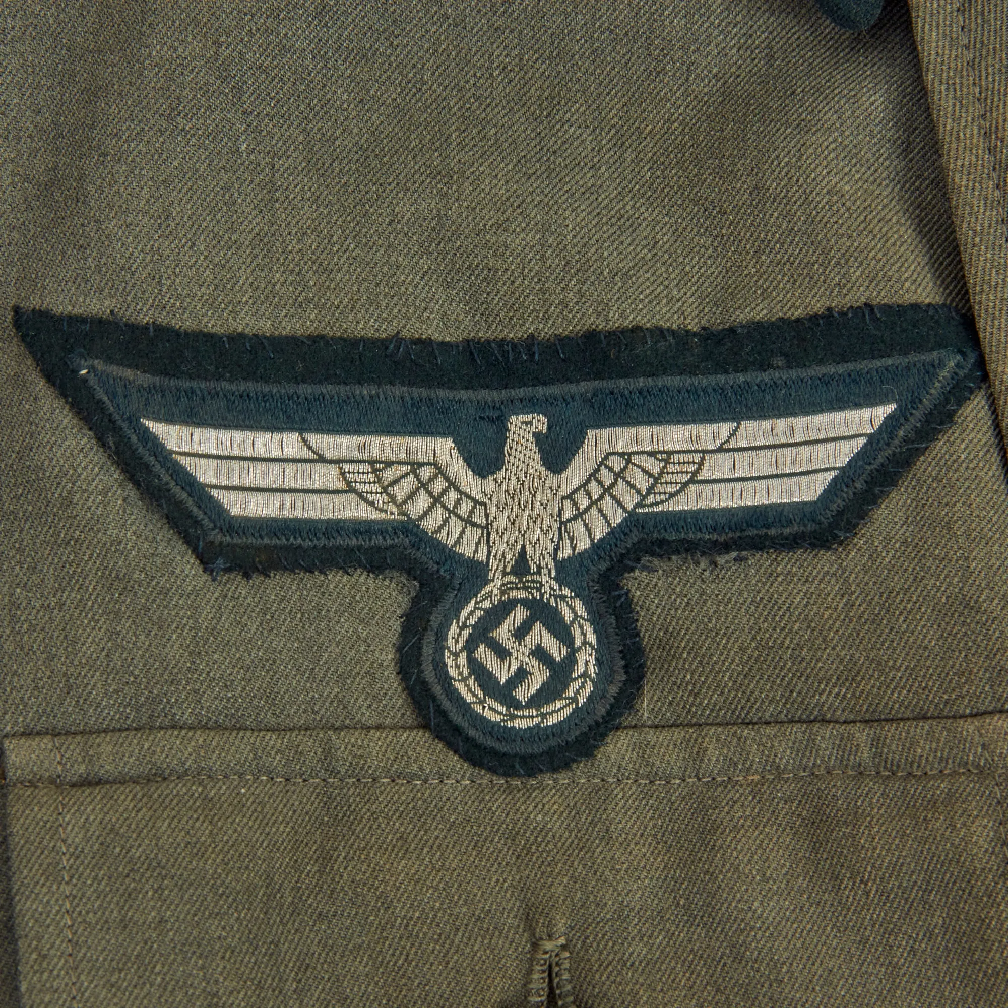 Original German WWII Heeresverwaltung Army Technical Services Administration M36 Uniform Tunic by G. Schmid & Sohn