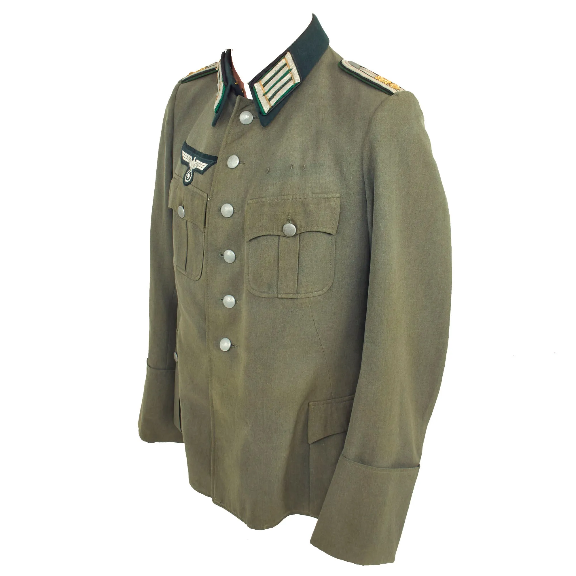 Original German WWII Heeresverwaltung Army Technical Services Administration M36 Uniform Tunic by G. Schmid & Sohn