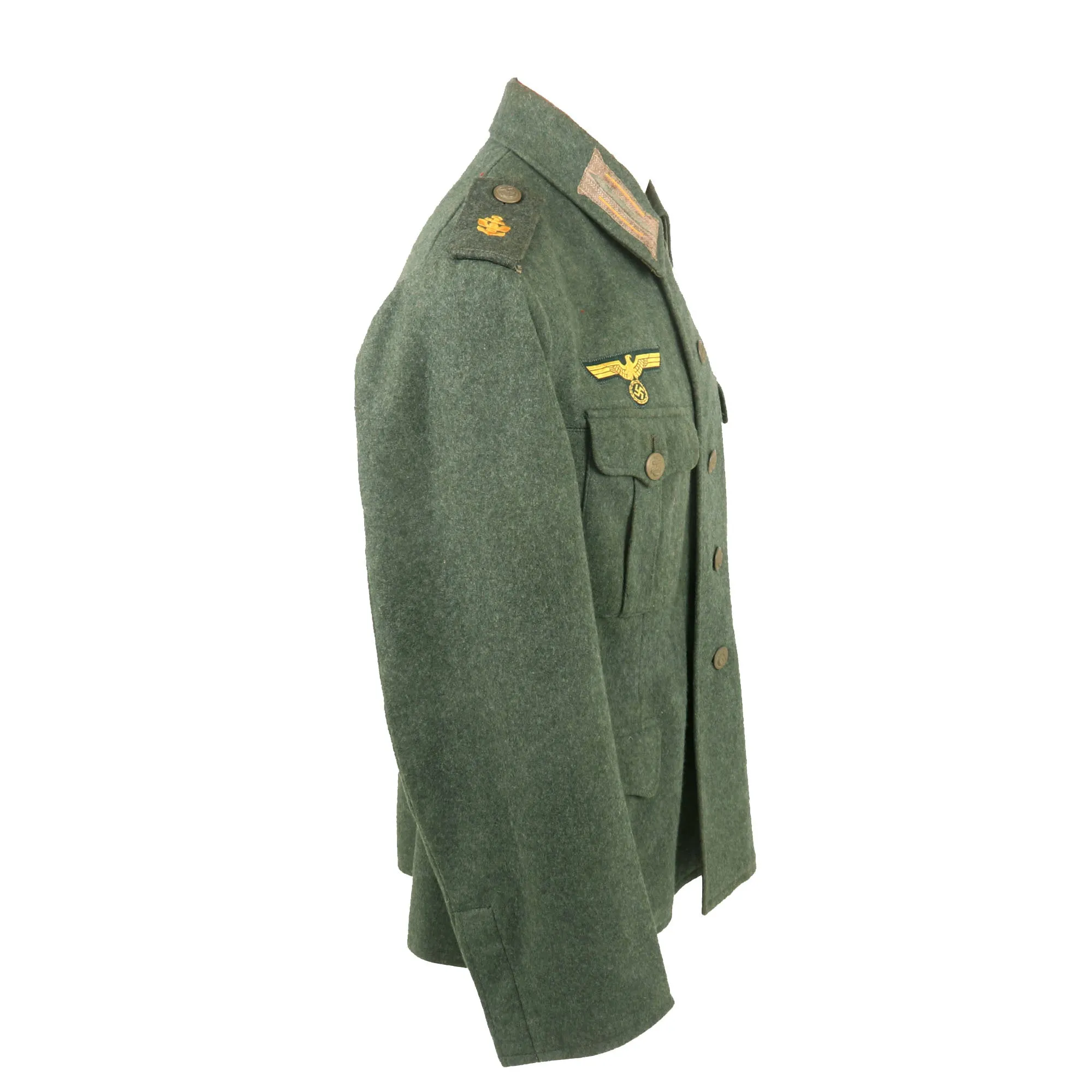 Original German WWII Kriegsmarine Coastal Artillery Marineartilleriegefreite Enlisted Tunic by A. Wolter & Sohne - Dated 1942