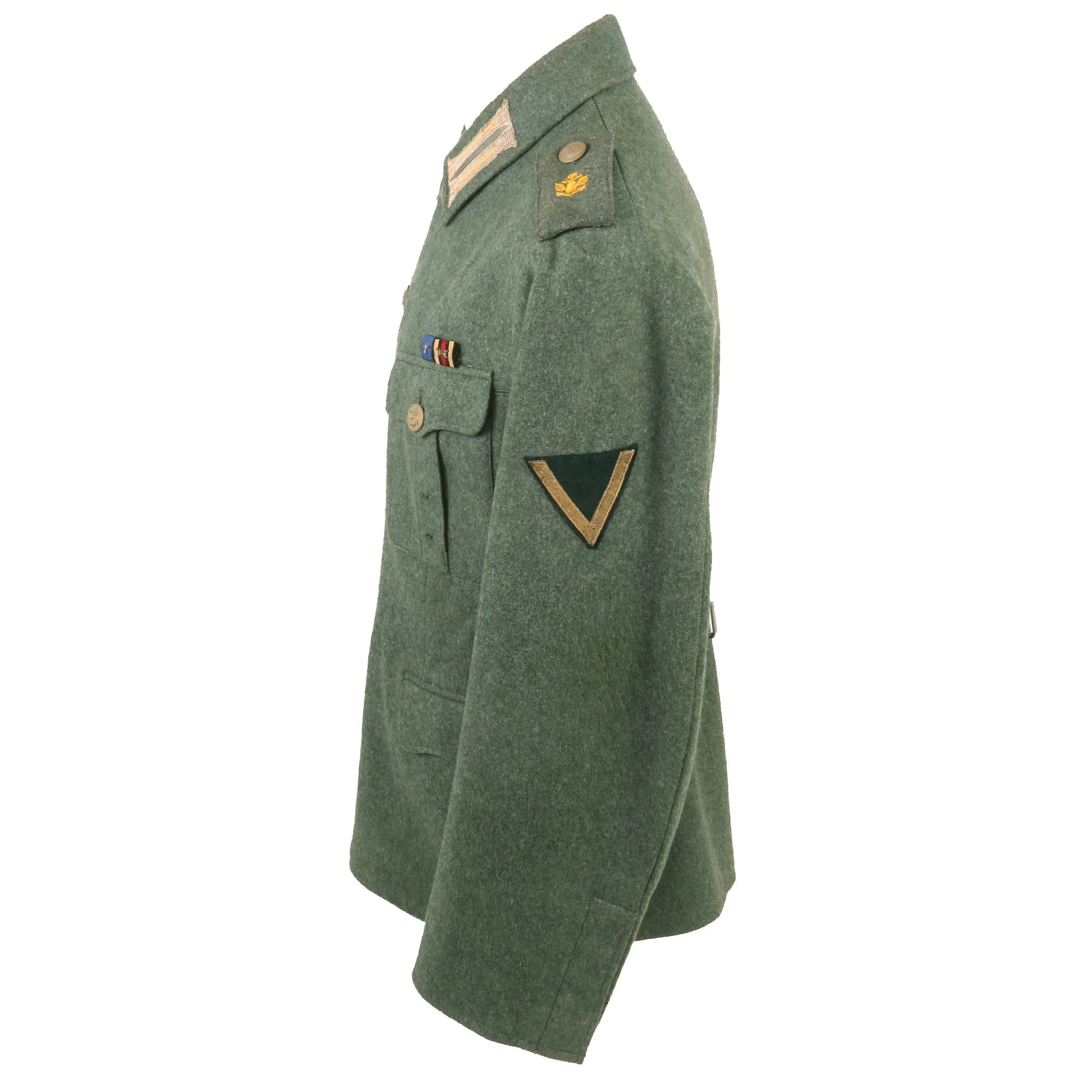 Original German WWII Kriegsmarine Coastal Artillery Marineartilleriegefreite Enlisted Tunic by A. Wolter & Sohne - Dated 1942