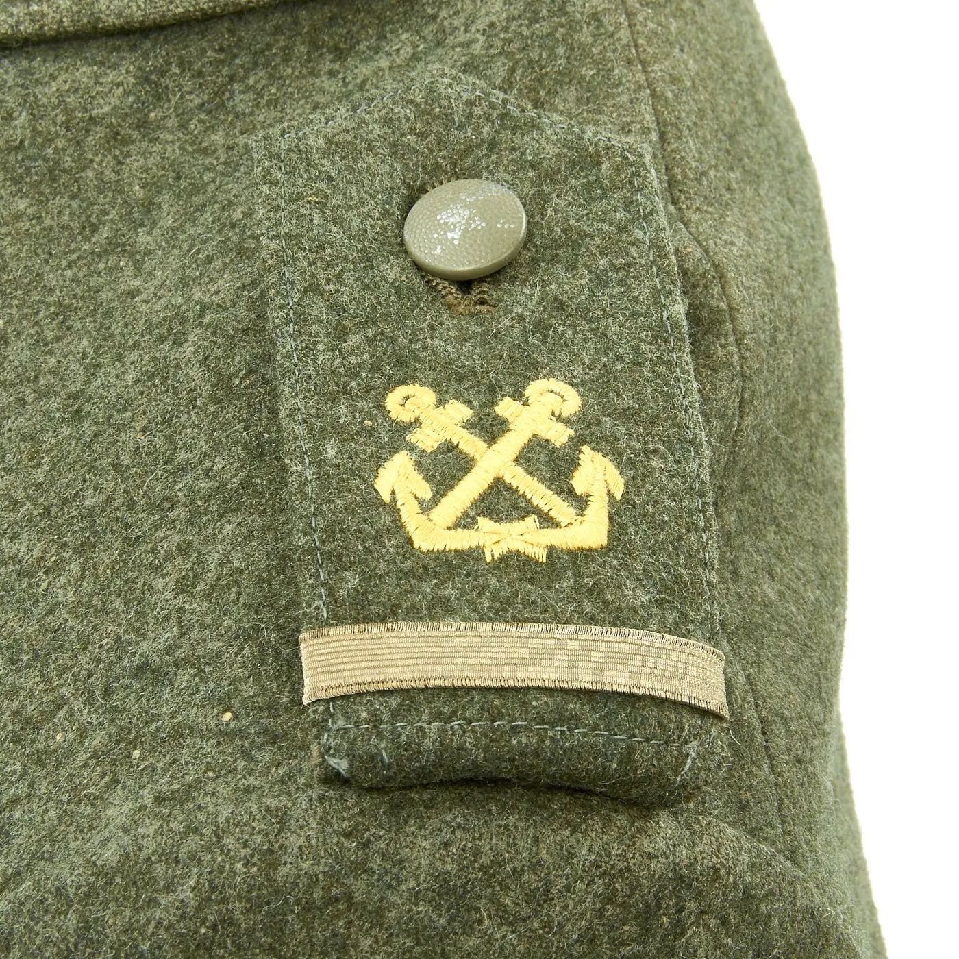 Original German WWII Kriegsmarine Coastal Artillery Matrosenobergefreiter Tunic with Badge