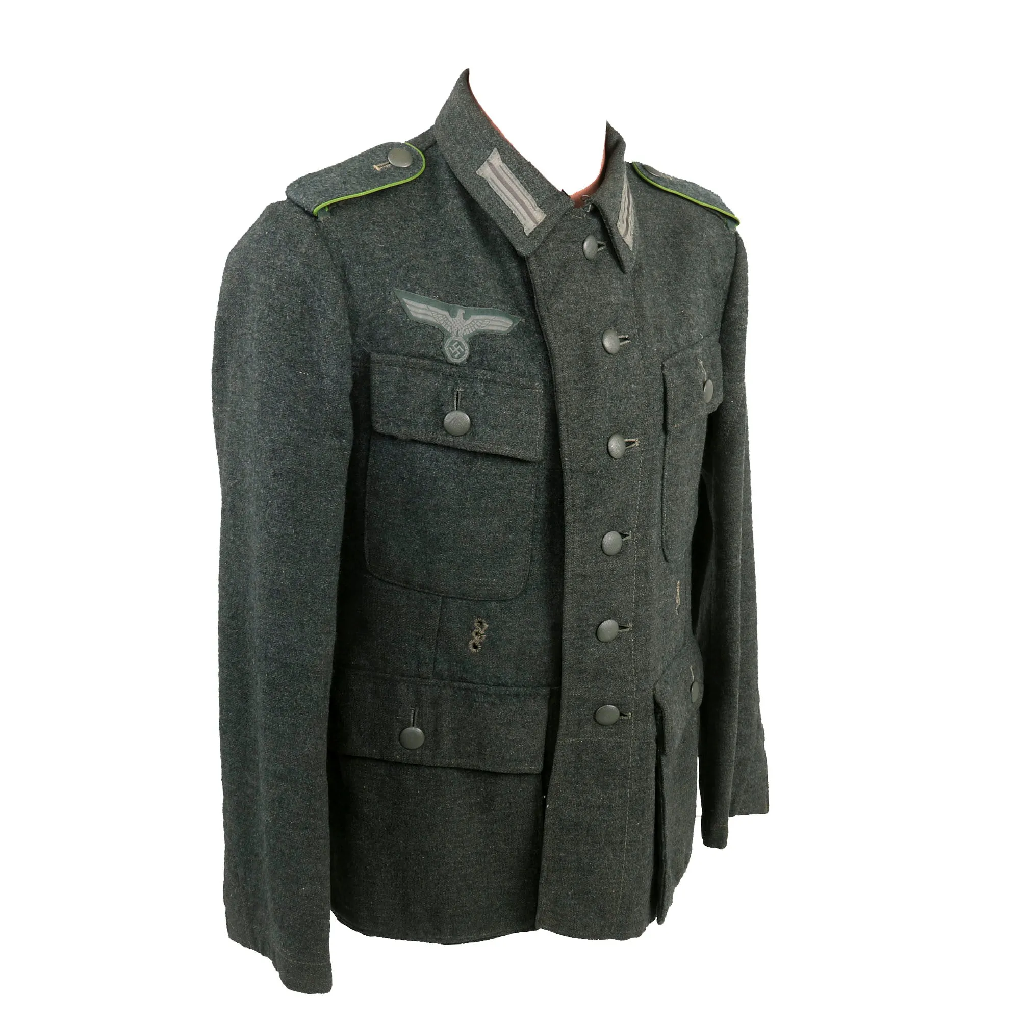 Original German WWII Late War Heer Army Panzergrenadier Enlisted Man's M40 Field Combat Tunic