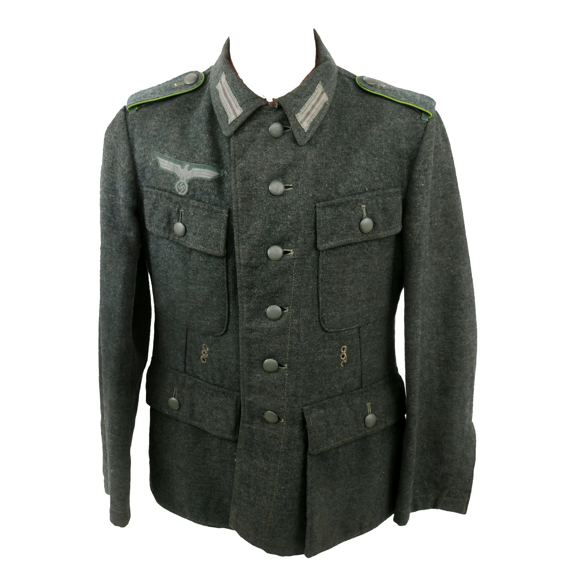 Original German WWII Late War Heer Army Panzergrenadier Enlisted Man's M40 Field Combat Tunic