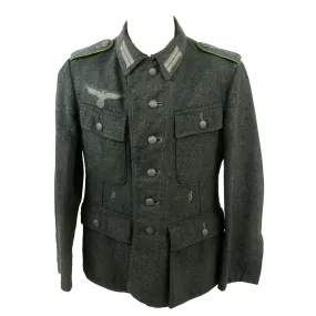 Original German WWII Late War Heer Army Panzergrenadier Enlisted Man's M40 Field Combat Tunic