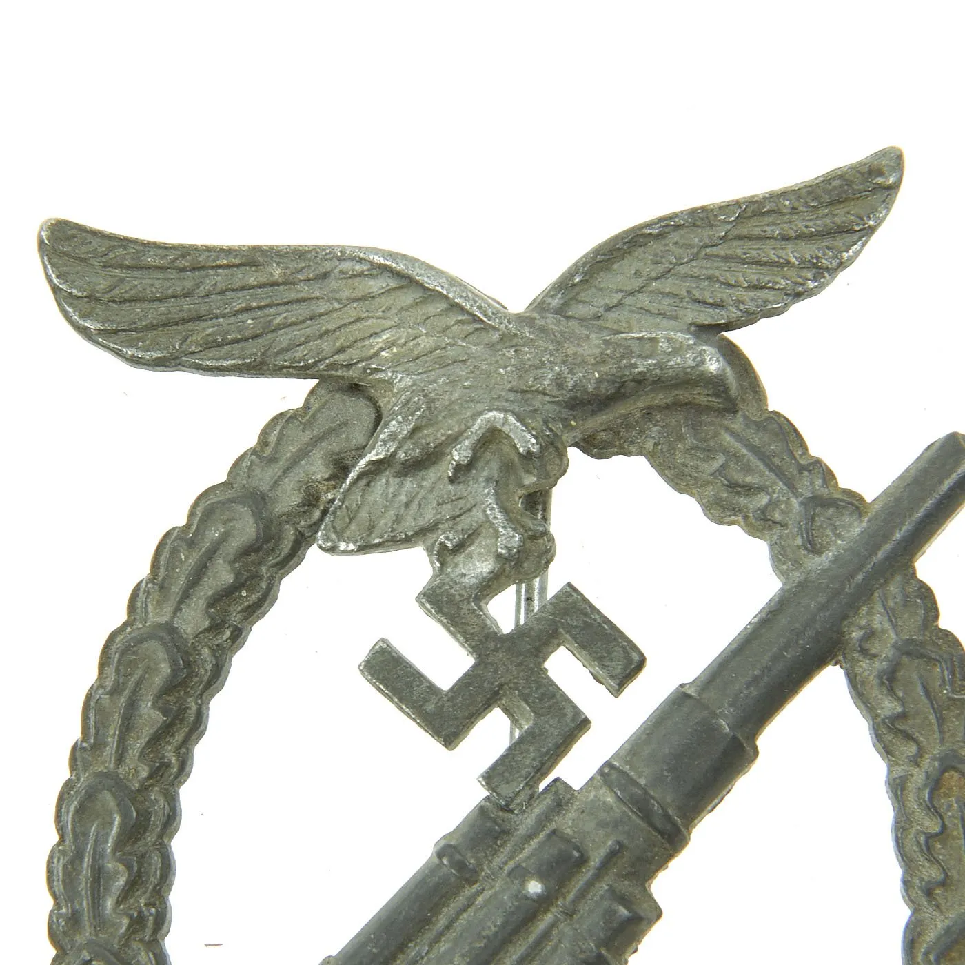 Original German WWII Luftwaffe Anti-Aircraft Flak Battle Badge