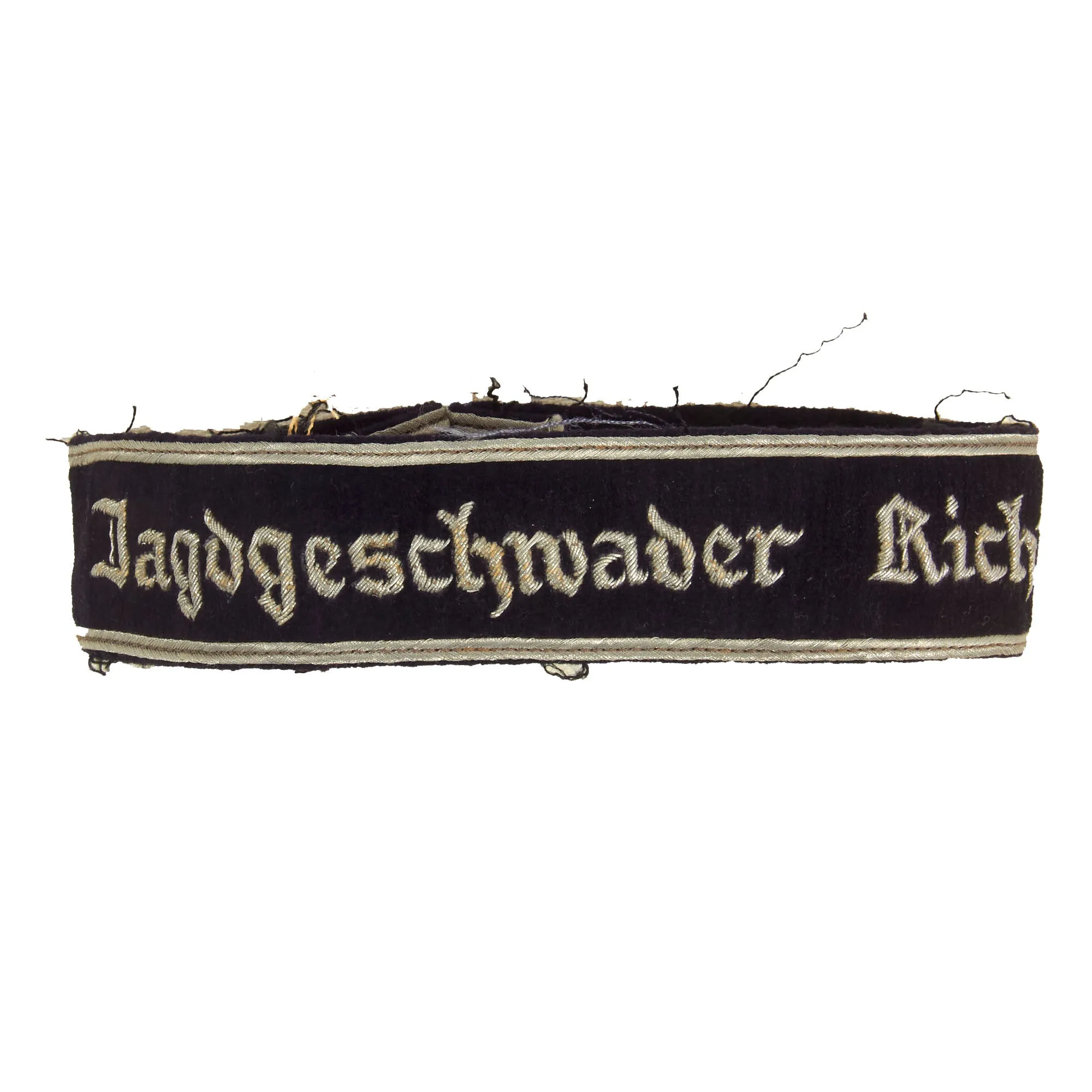 Original German WWII Luftwaffe Flight Branch Hauptmann's Fliegerbluse Tunic with Jagdgeschwader Richthofen & KRETA Cuff Titles