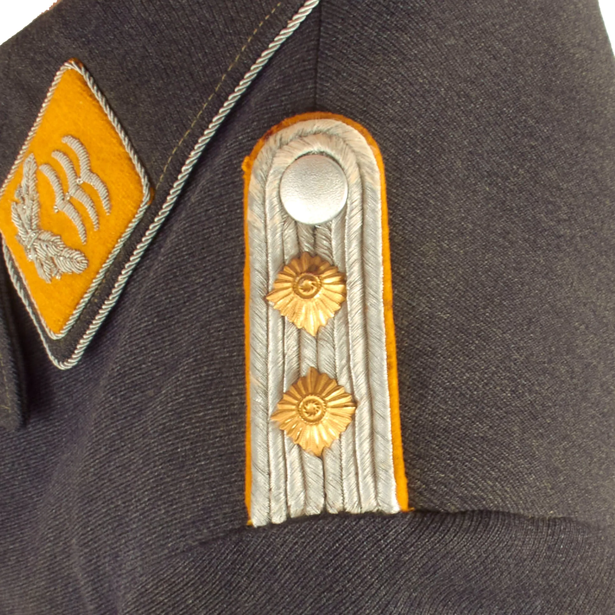 Original German WWII Luftwaffe Flight Branch Hauptmann's Fliegerbluse Tunic with Jagdgeschwader Richthofen & KRETA Cuff Titles