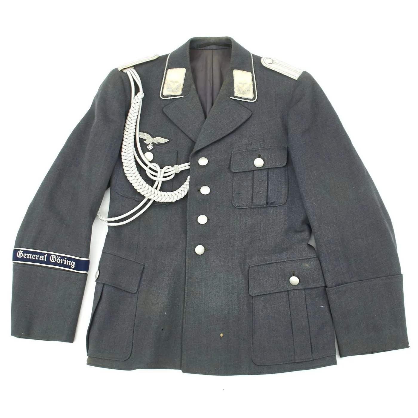 Original German WWII Luftwaffe Hermann Göring Division Officer Tunic