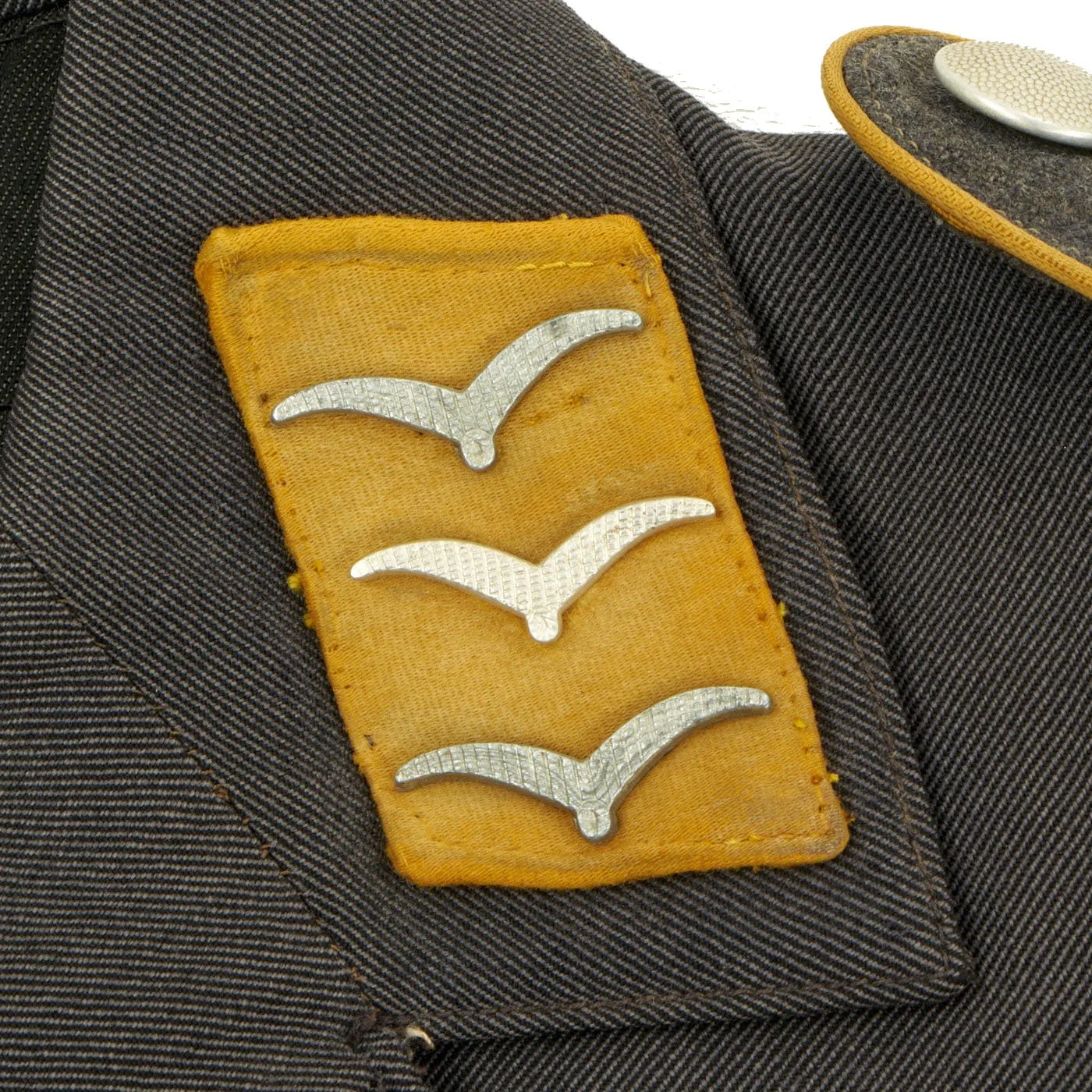 Original German WWII Luftwaffe Obergefreiter Flight Blouse Fliegerbluse Tunic with Marksmanship Lanyard