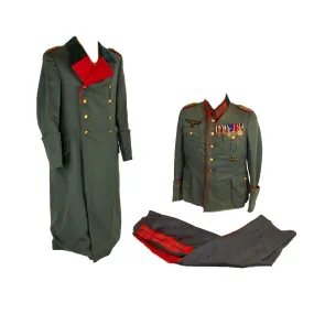 Original German WWII Named Heer Army Artillery Major General Uniform Set With Awards - Veteran of the Great War