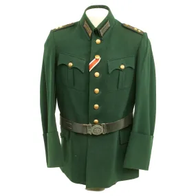 Original German WWII National Forestry Service Administration Officer Tunic with Belt