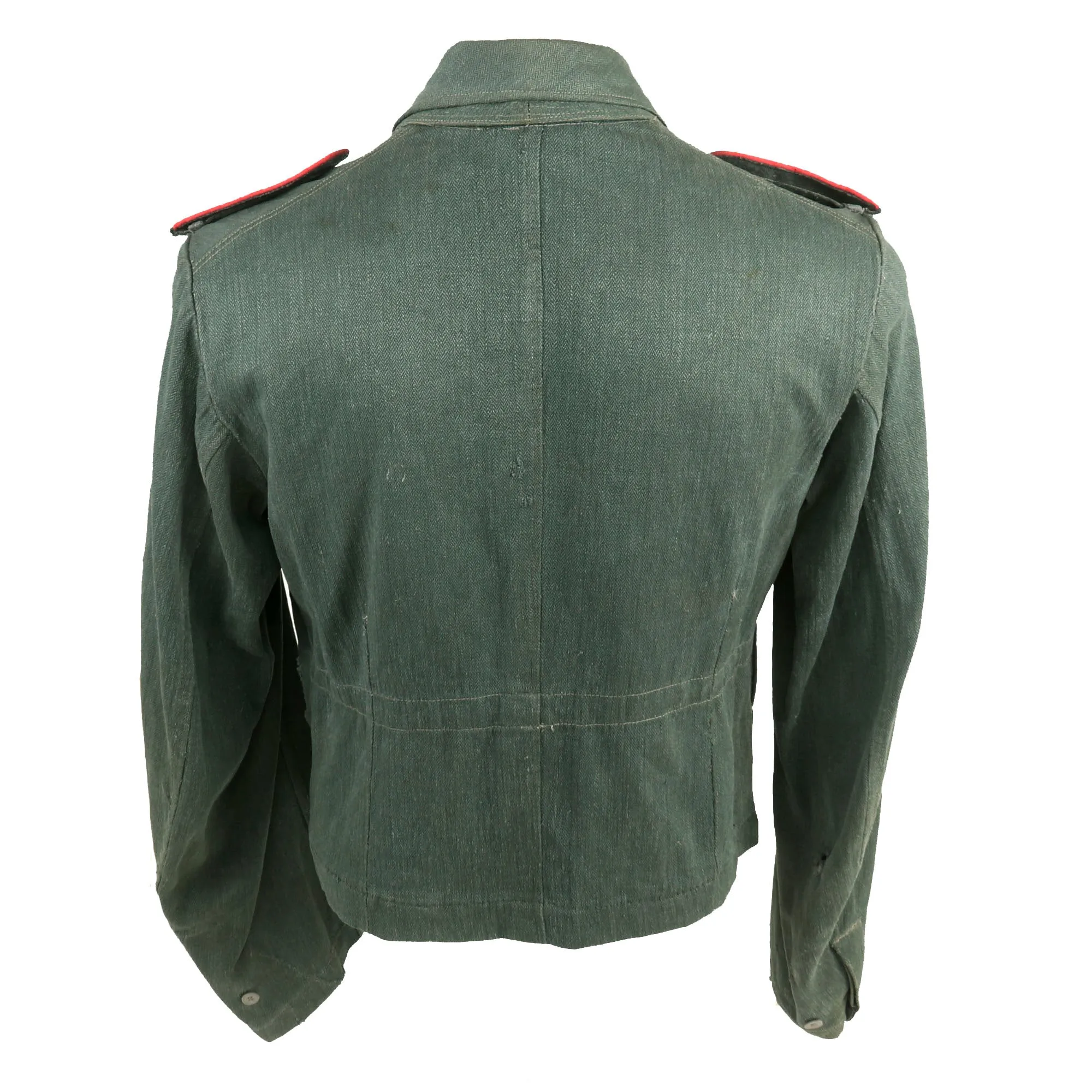 Original German WWII Rare Heer Early War 1st Pattern HBT Artillery Sturmgeschütz Wrapper Uniform Tunic - StuG Wrapper