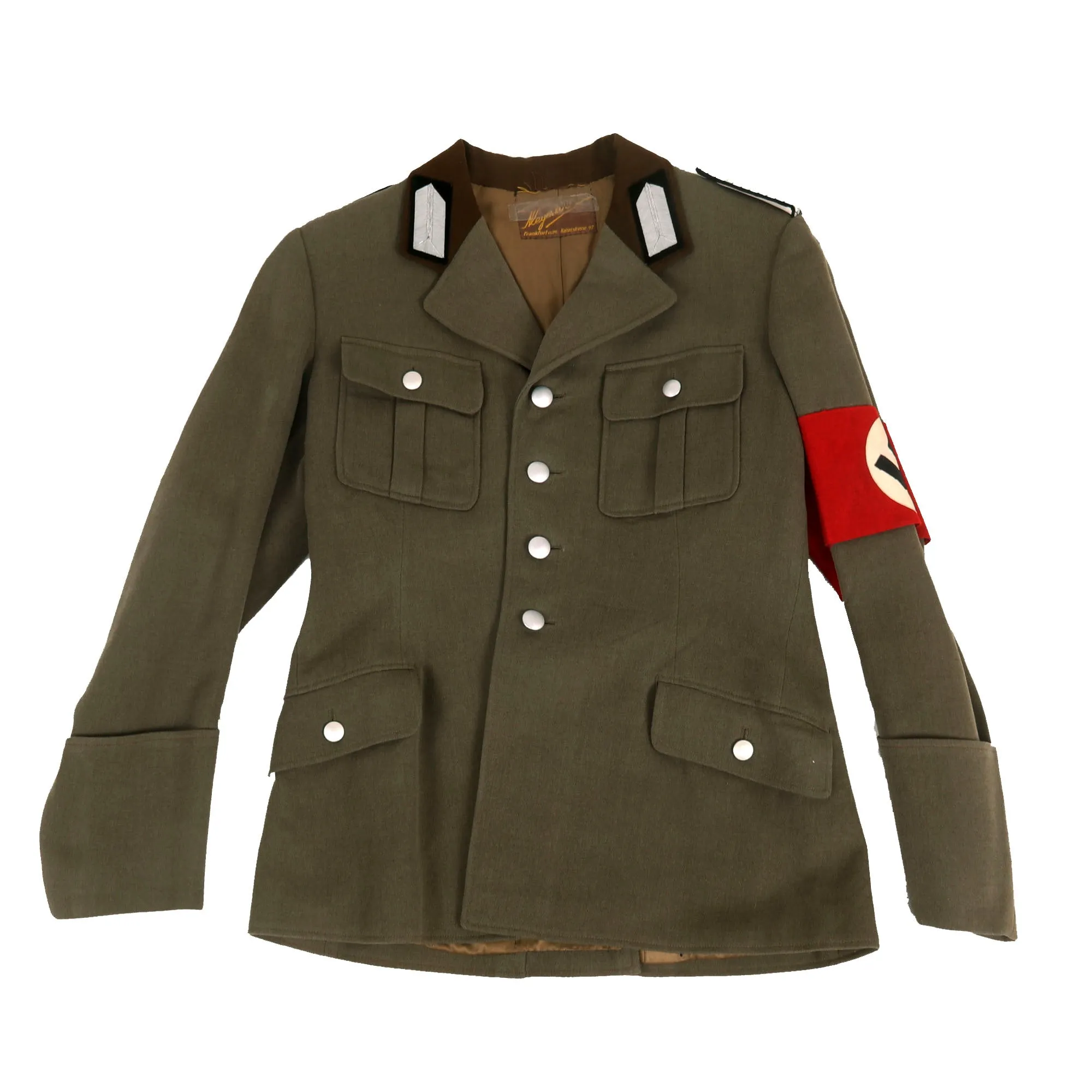 Original German WWII Reichsarbeitsdienst RAD Labor Service Unterfeldmeister NCO's Uniform Tunic with Armband