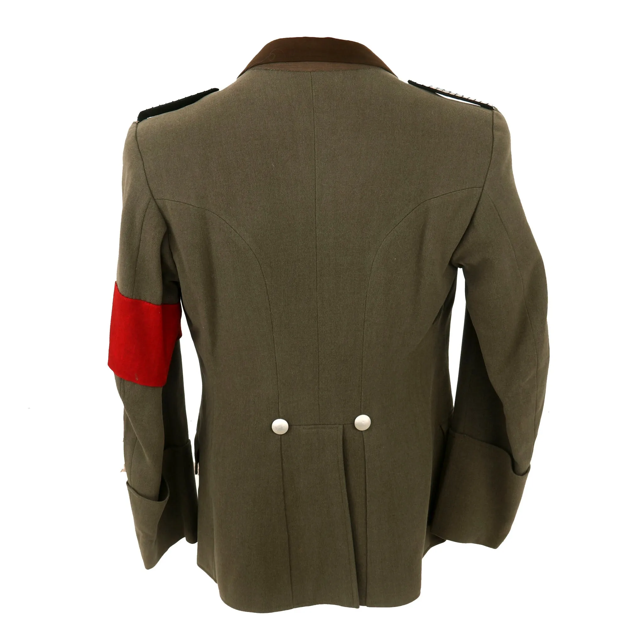 Original German WWII Reichsarbeitsdienst RAD Labor Service Unterfeldmeister NCO's Uniform Tunic with Armband