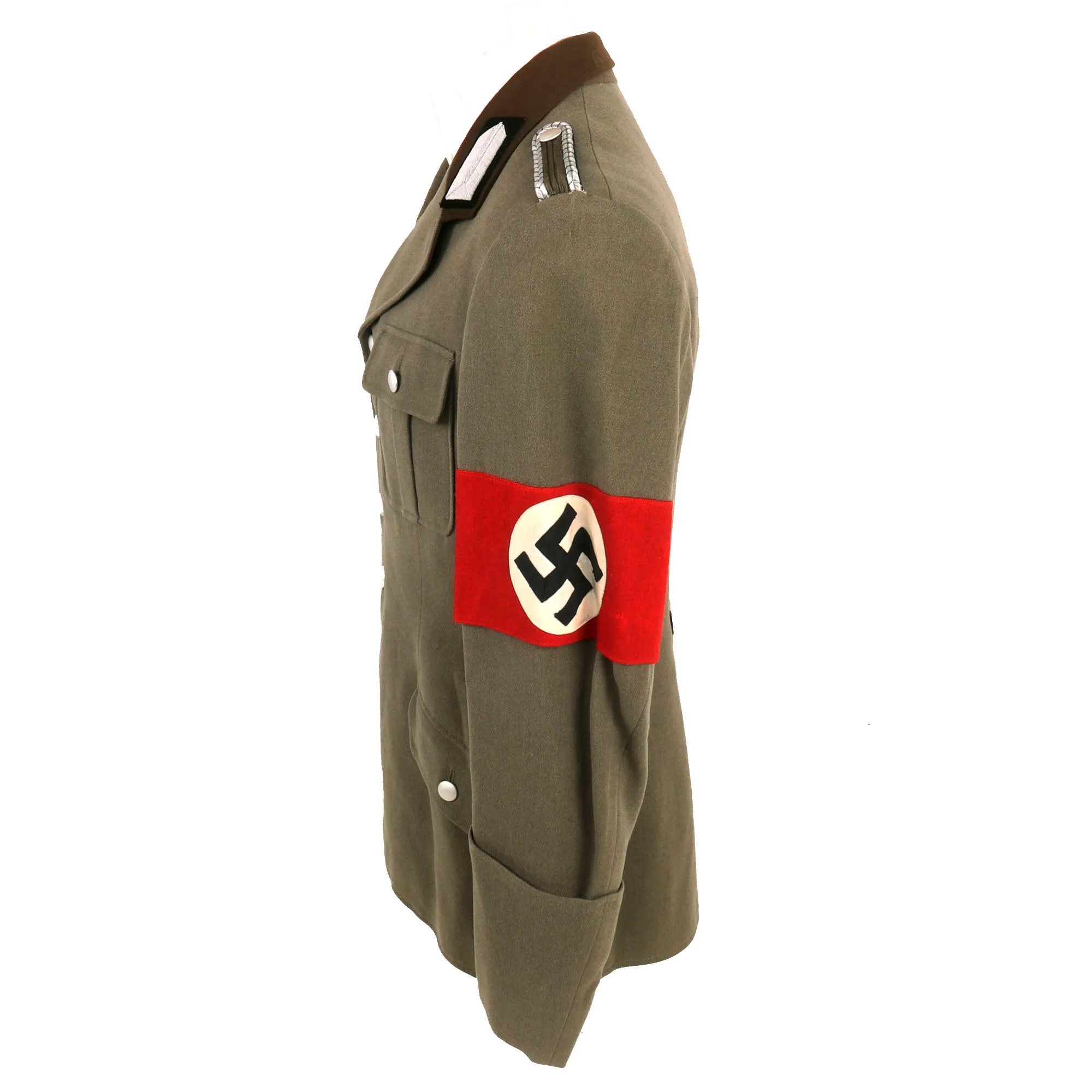 Original German WWII Reichsarbeitsdienst RAD Labor Service Unterfeldmeister NCO's Uniform Tunic with Armband