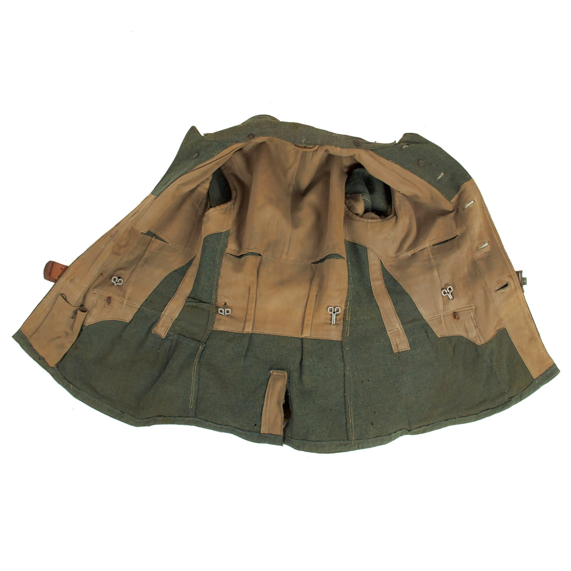 Original German WWII Service Used Heer Army NCO Field Uniform M36 Tunic & Breeches with Field Gear Rig & Jackboots