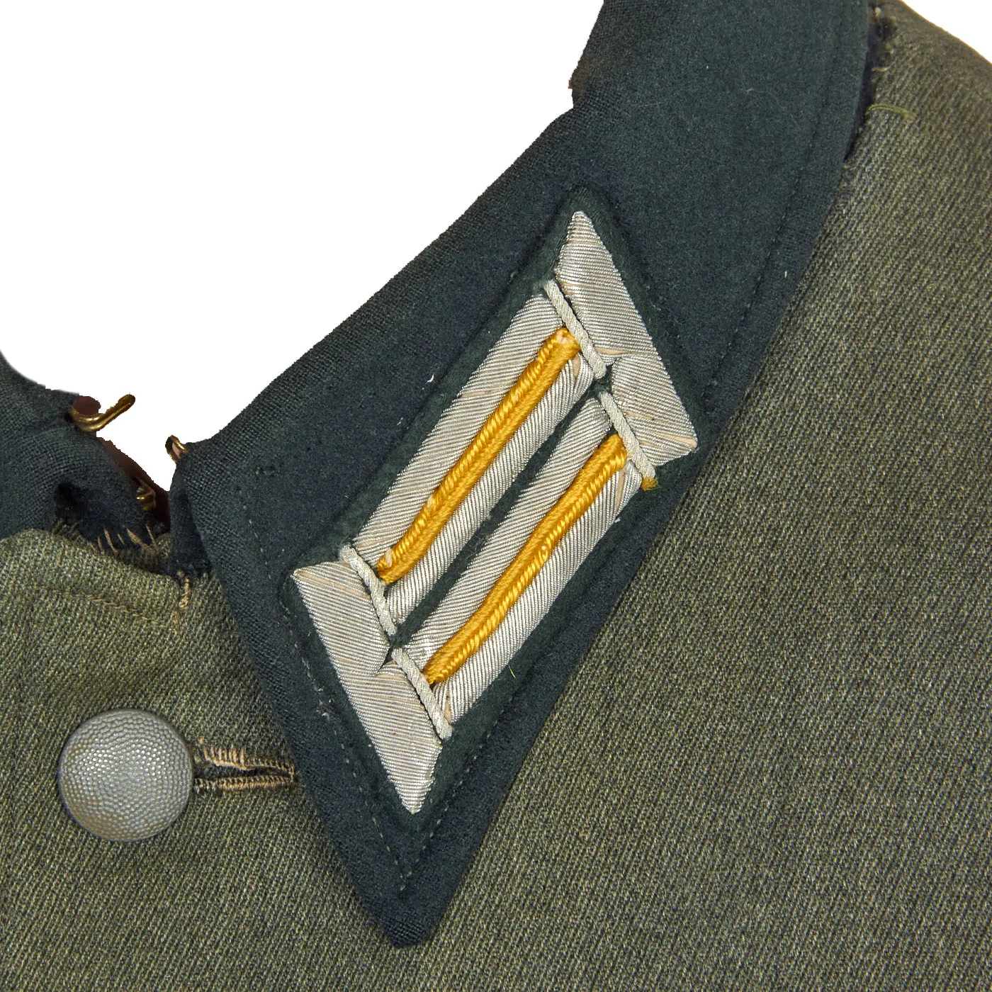 Original German WWII Service Worn Heer Cavalry Officer M36 Tunic with ROA Vlasov Army Patch - dated 1940