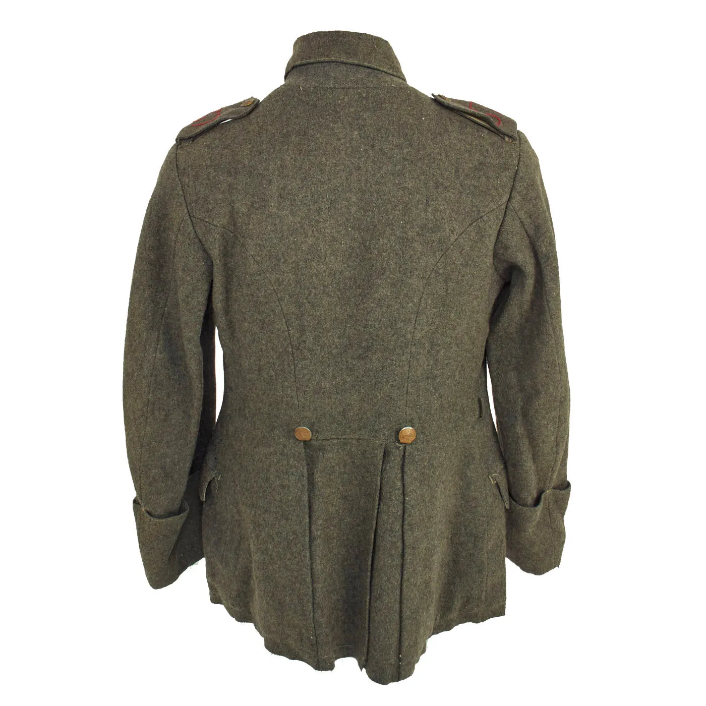 Original Imperial German WWI Bavarian EM/NCO M1907/10 Feldbluse Tunic with "37" Shoulder Straps - dated 1916