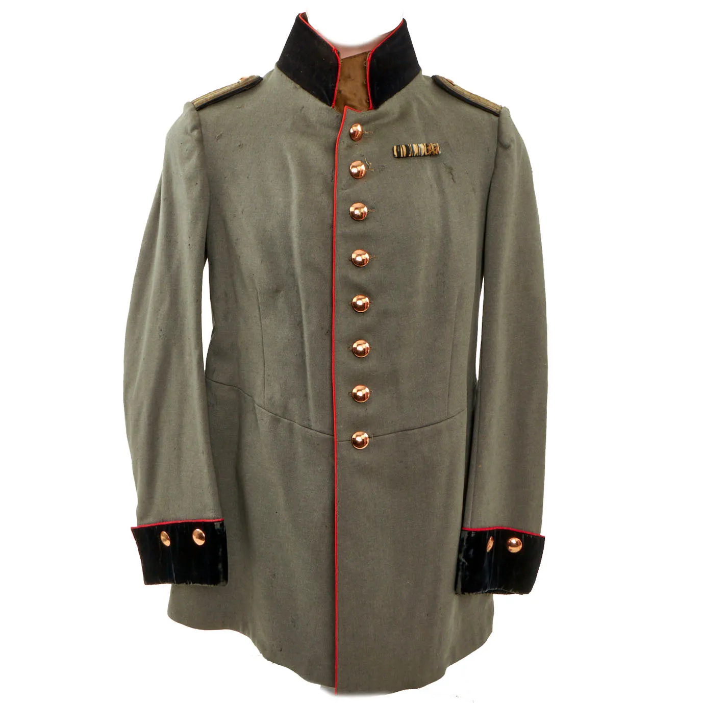 Original Imperial German WWI M-1915 Bavarian Pioneer Officer’s Feldgrau Tunic