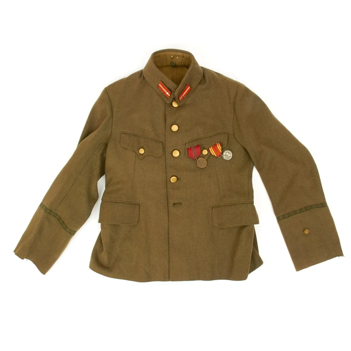 Original Japanese WWII Army Officer Uniform with First National Congress in Manchuria Medal