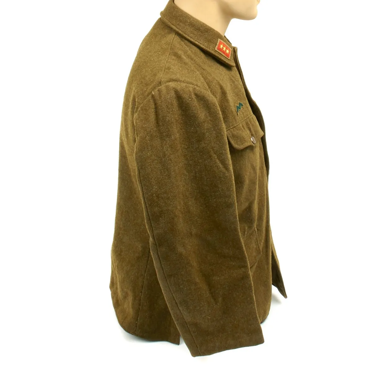 Original Japanese WWII Army Superior Private Wool M1938 Field Uniform with Maker Markings