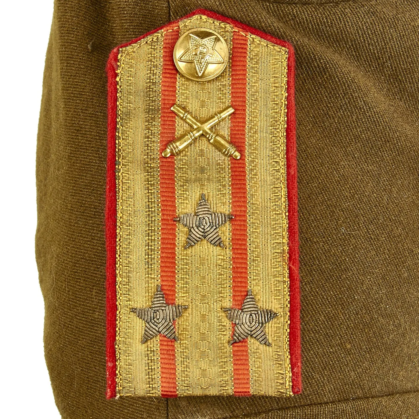 Original Soviet WWII Artillery Colonel Uniform Field Uniform Jacket