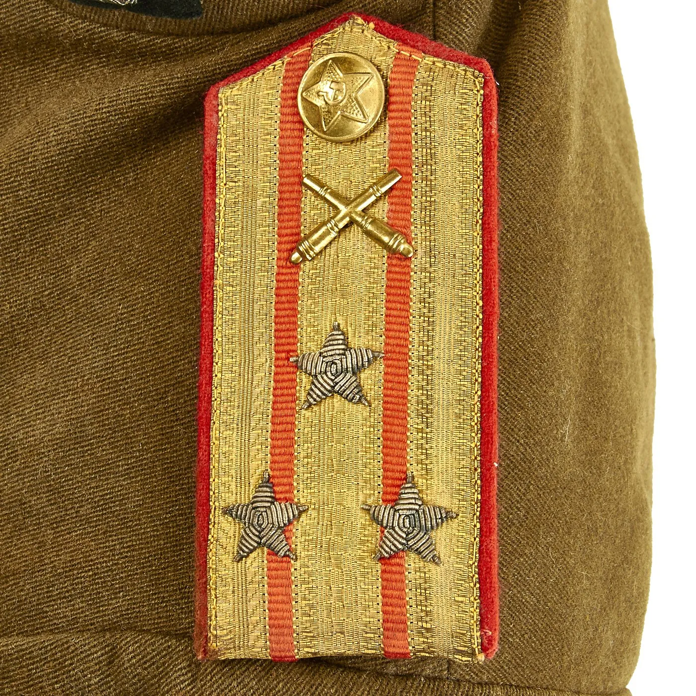 Original Soviet WWII Artillery Colonel Uniform Field Uniform Jacket