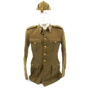 Original Spanish Fascist Officer's Tunic and Side Cap from the Spanish Civil War 1936-1939