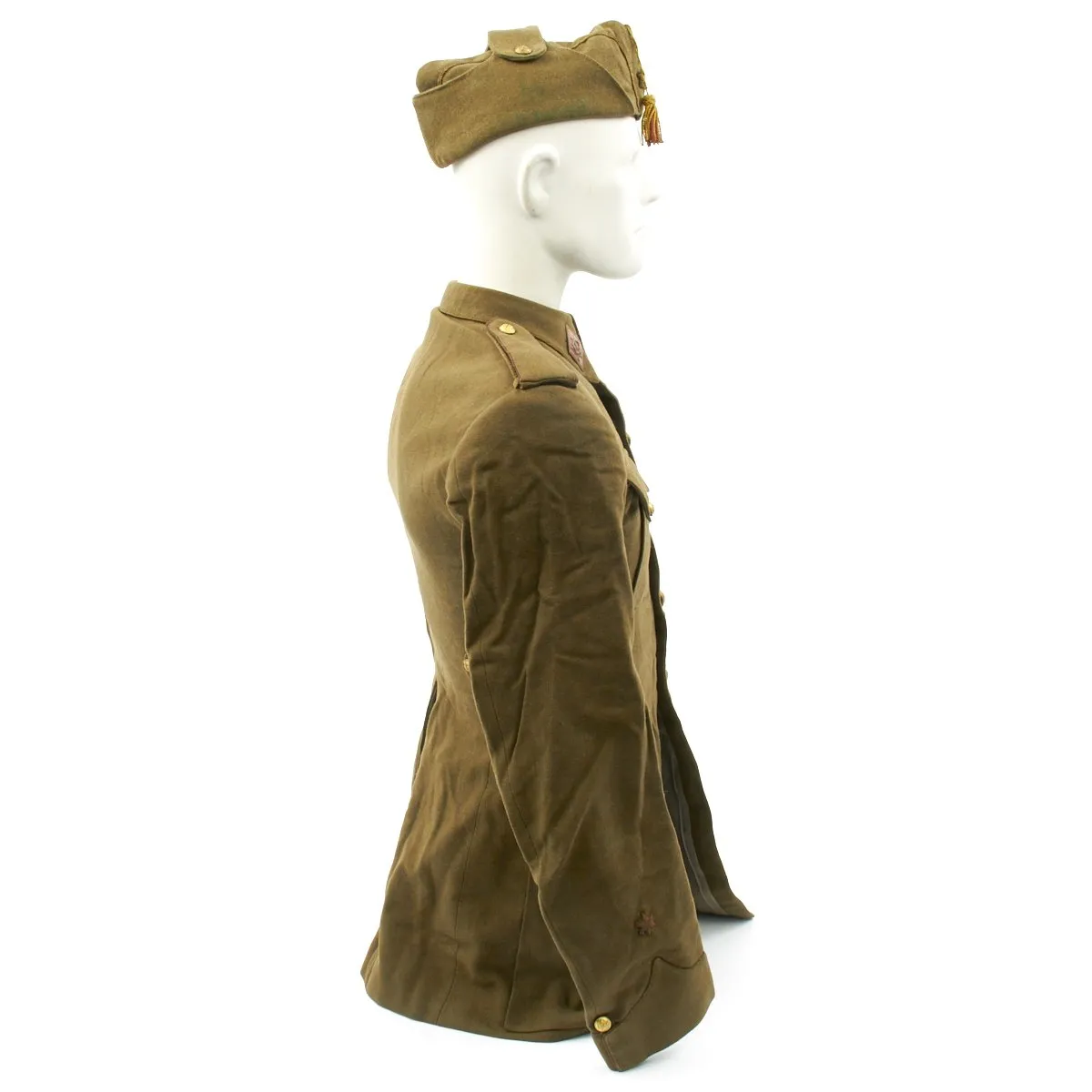 Original Spanish Fascist Officer's Tunic and Side Cap from the Spanish Civil War 1936-1939