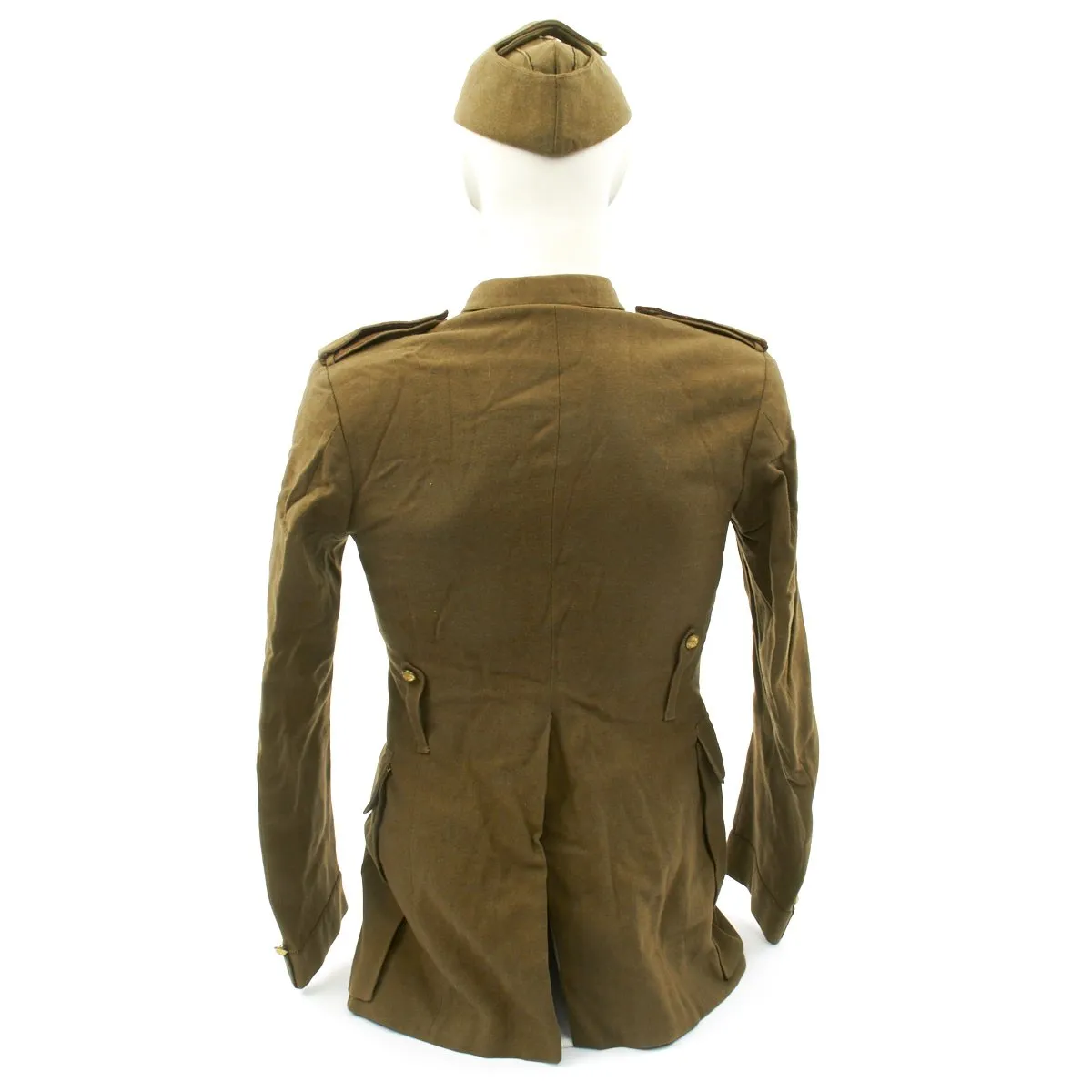 Original Spanish Fascist Officer's Tunic and Side Cap from the Spanish Civil War 1936-1939