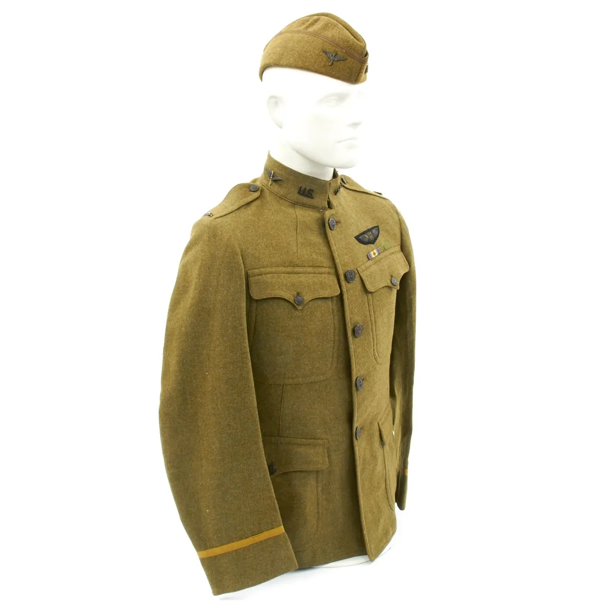 Original U.S. WWI Named Pilot Aero Squadron Uniform Set