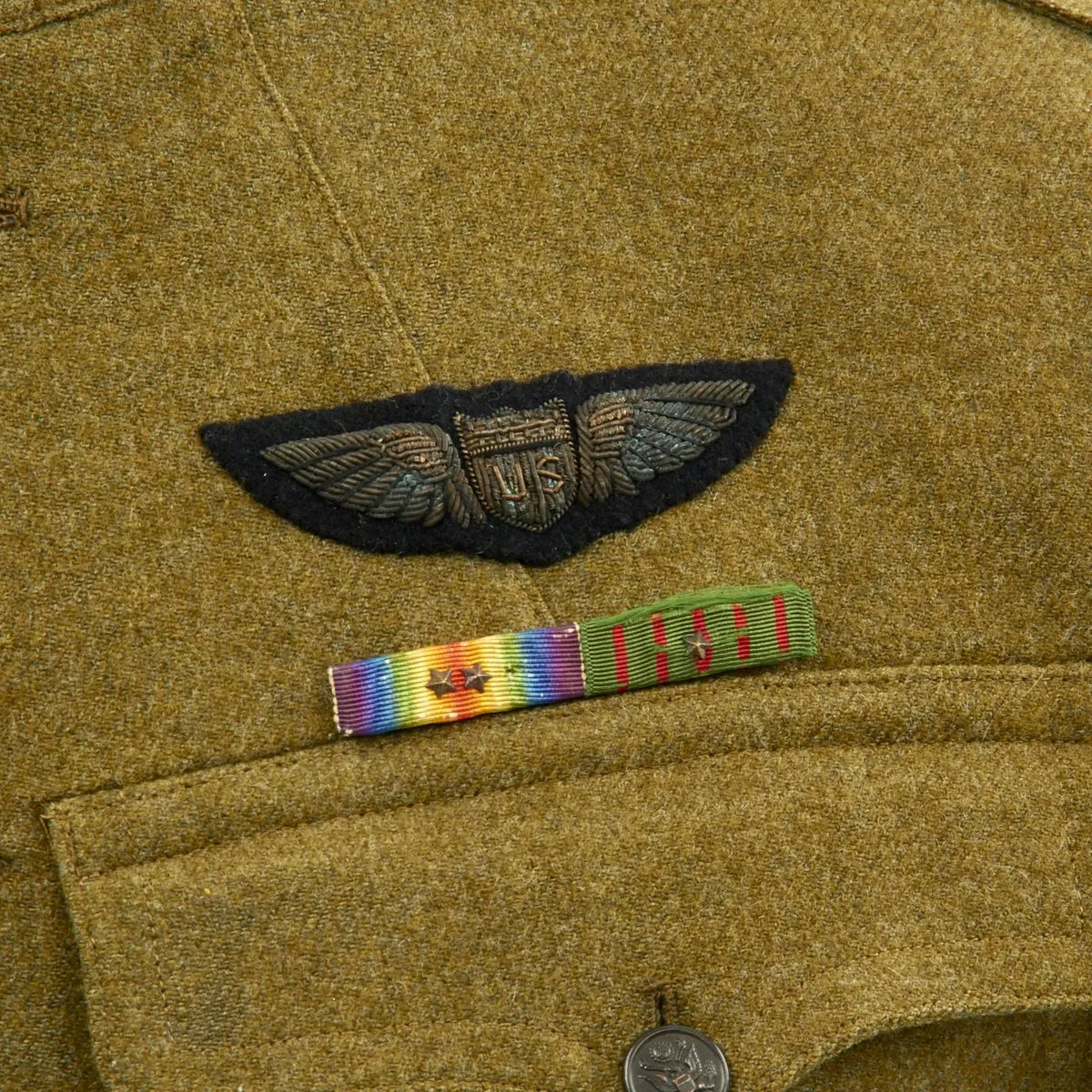 Original U.S. WWI Named Pilot Aero Squadron Uniform Set