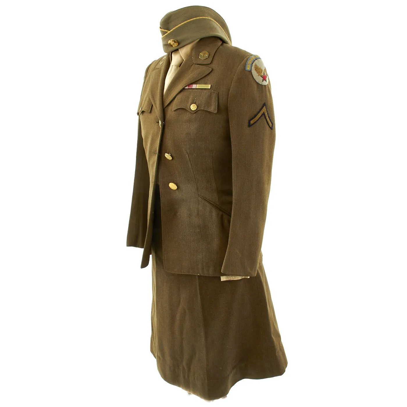 Original U.S. WWII Army Air Force Women's Army Corps WAC Air Technical Service Command Uniform Grouping